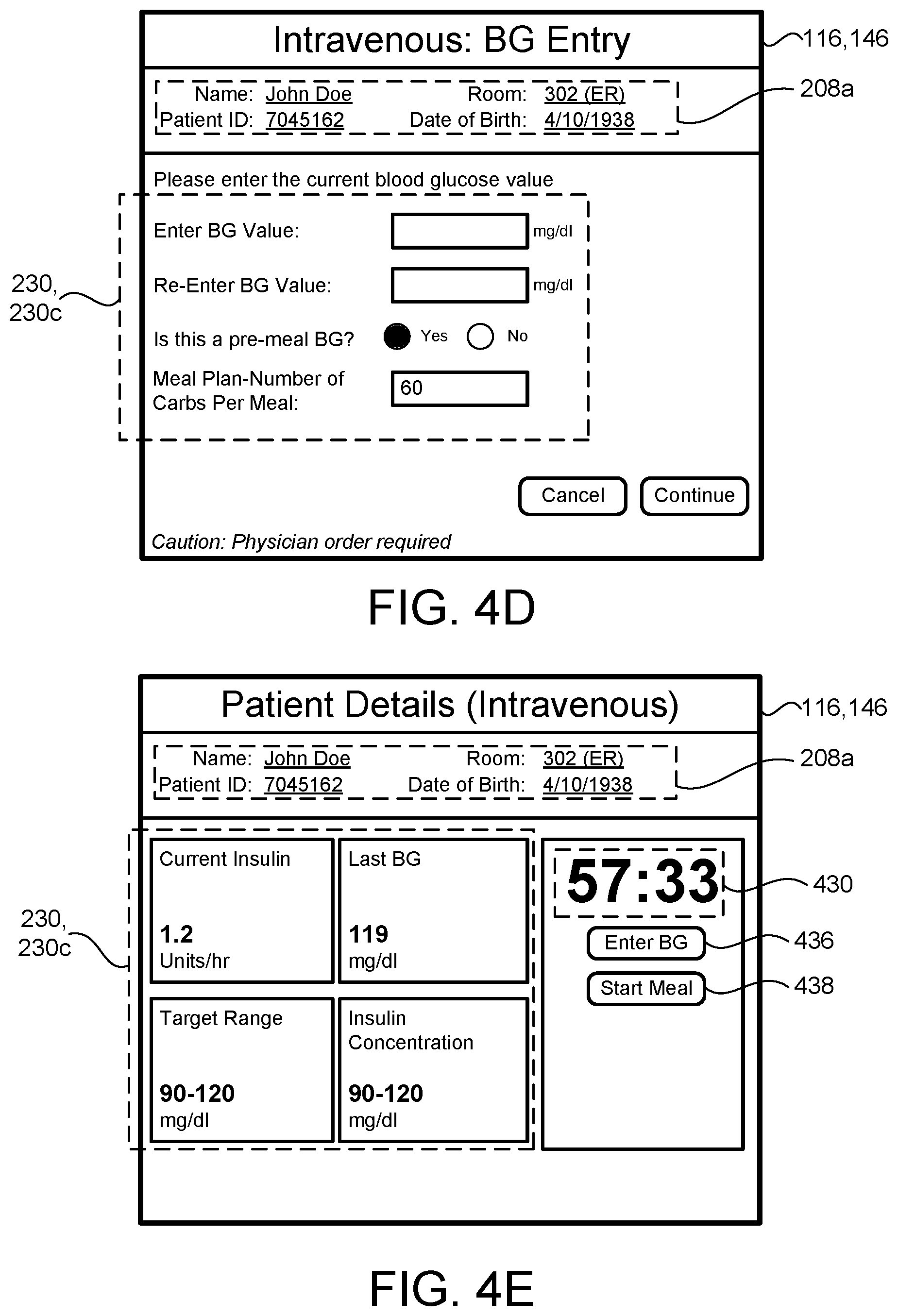 Patent US11783946 Figure 10 – Method and system for insulin bolus management
