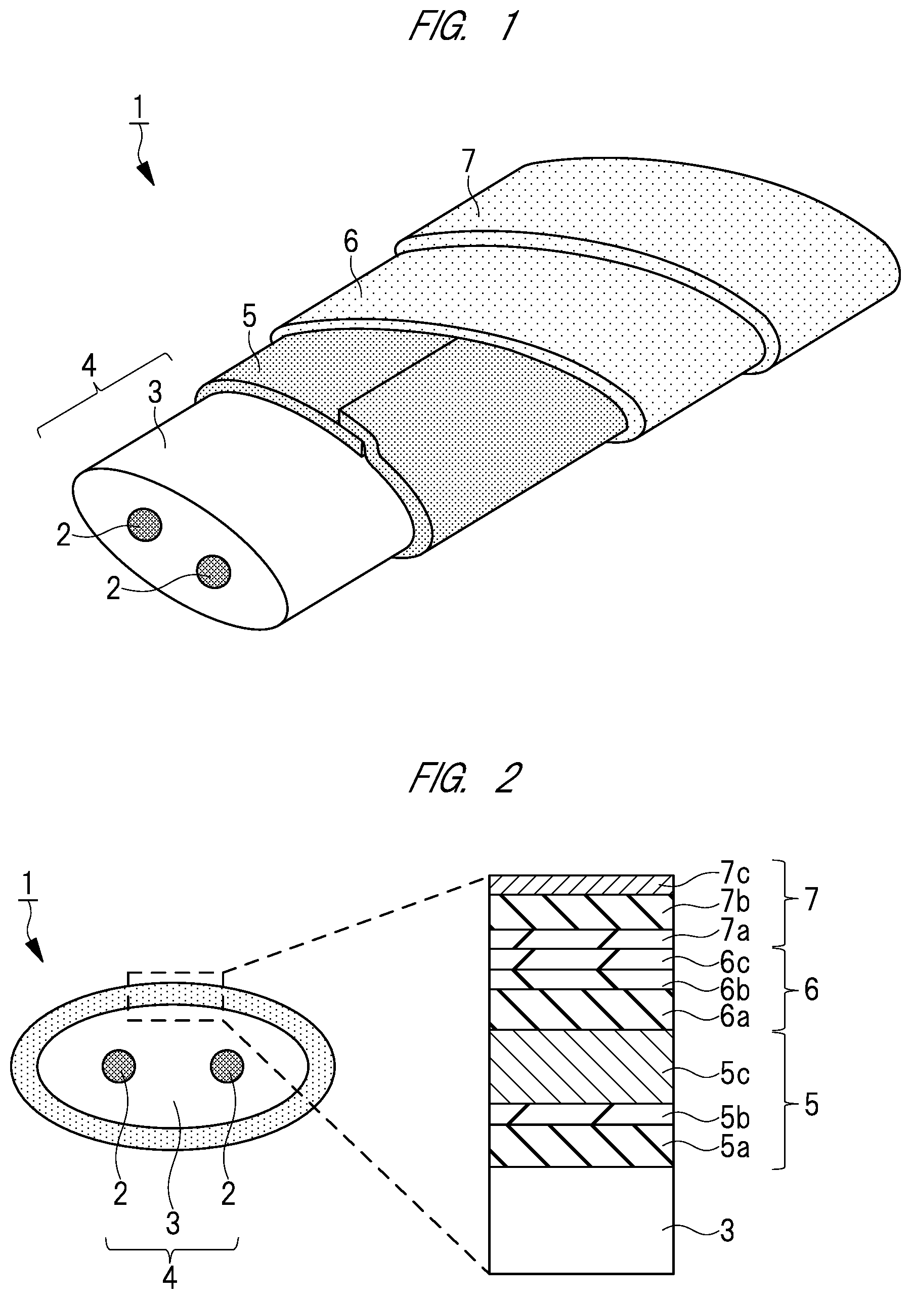 Patent US11783964 — Differential signal transmission cable — Figure 1