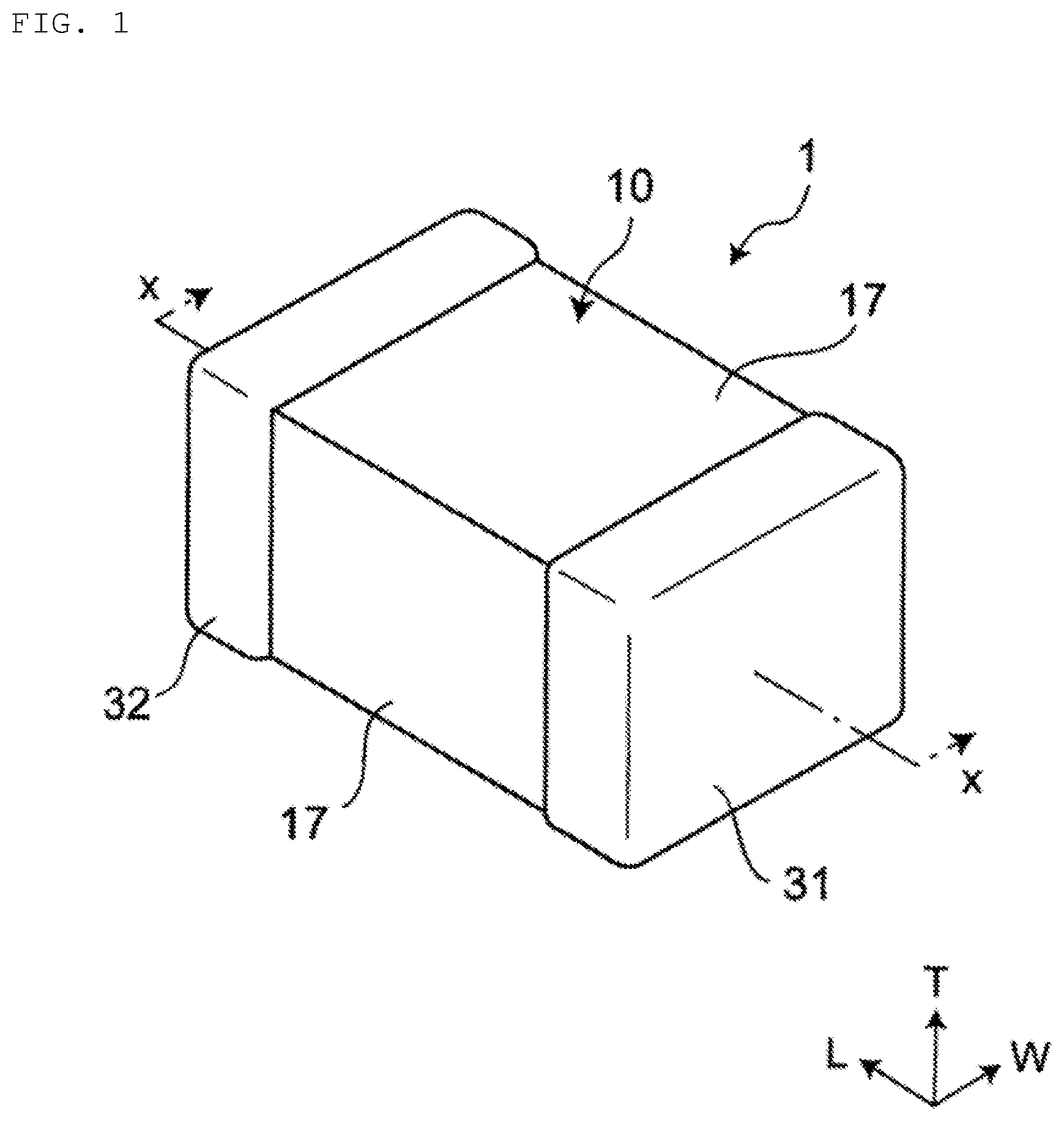 Patent US11783981 — Coil component — Figure 1