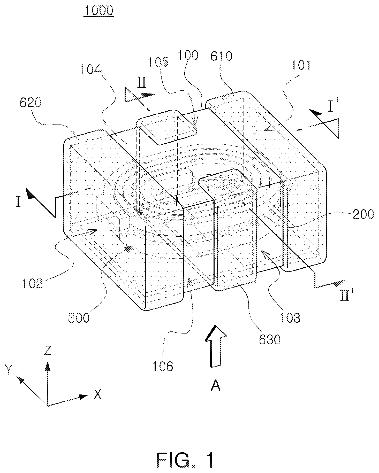 Patent US11783982 — Coil component — Figure 1
