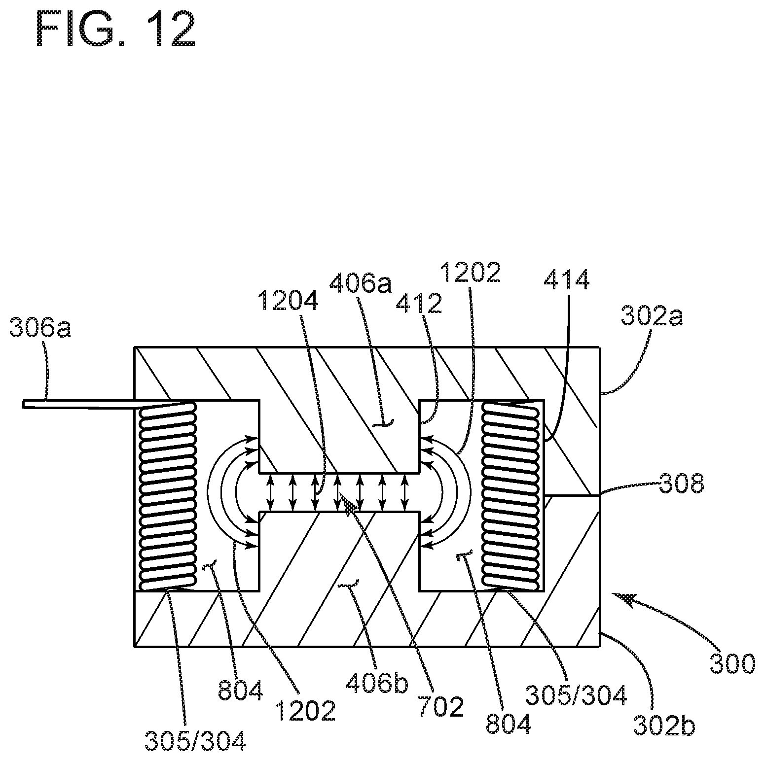 Patent US11783984 Figure 12 – Inductor apparatus optimized for low power loss in class-D audio amplifier applications and method for making the same