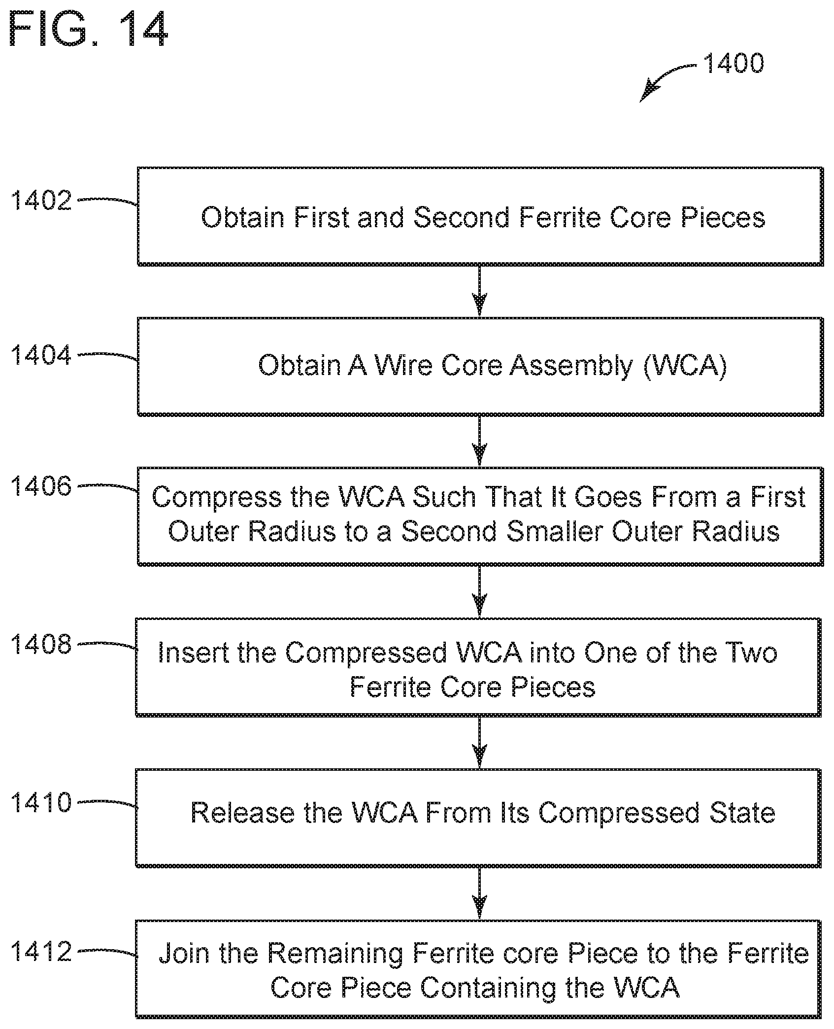 Patent US11783984 Figure 14 – Inductor apparatus optimized for low power loss in class-D audio amplifier applications and method for making the same