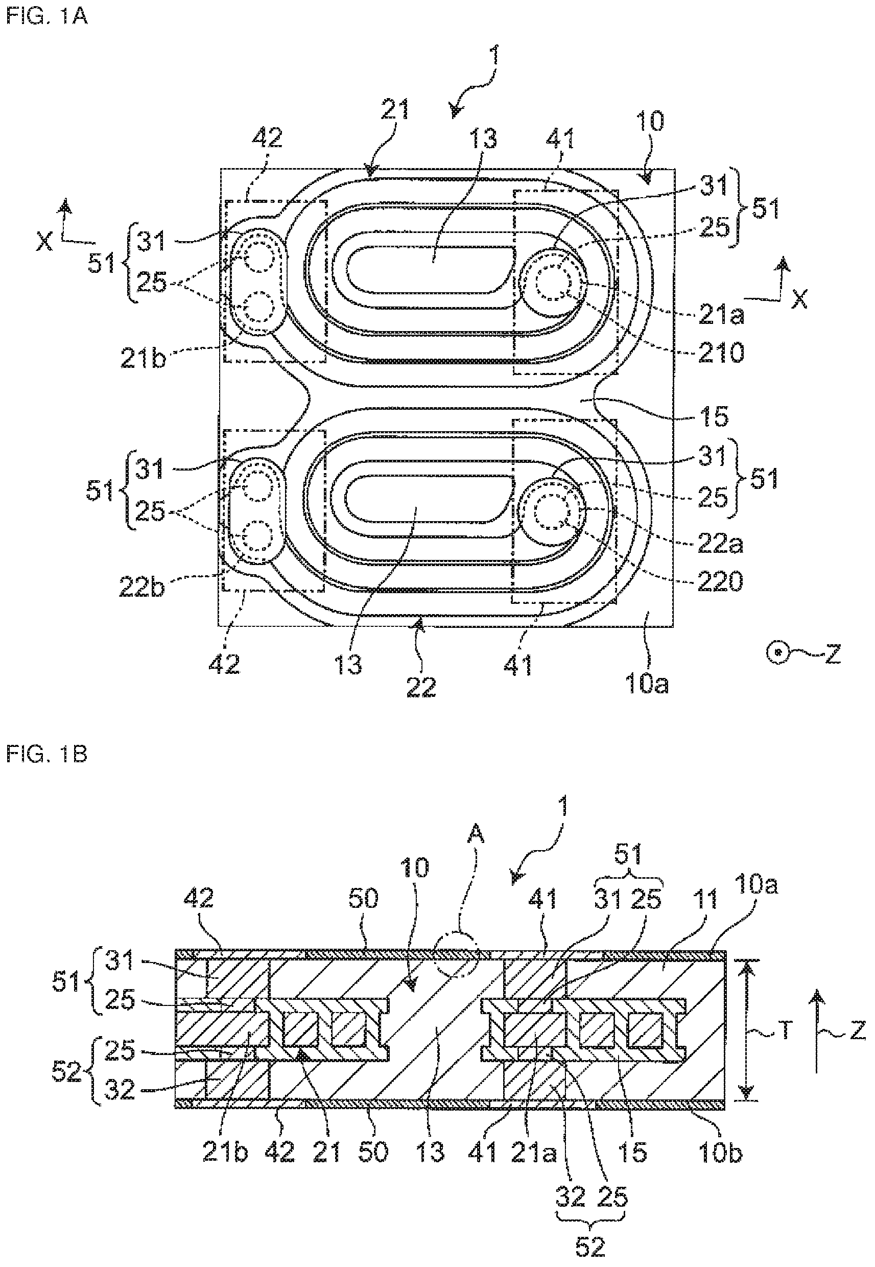 Patent US11783994 — Inductor array component and inductor array component built-in substrate — Figure 1