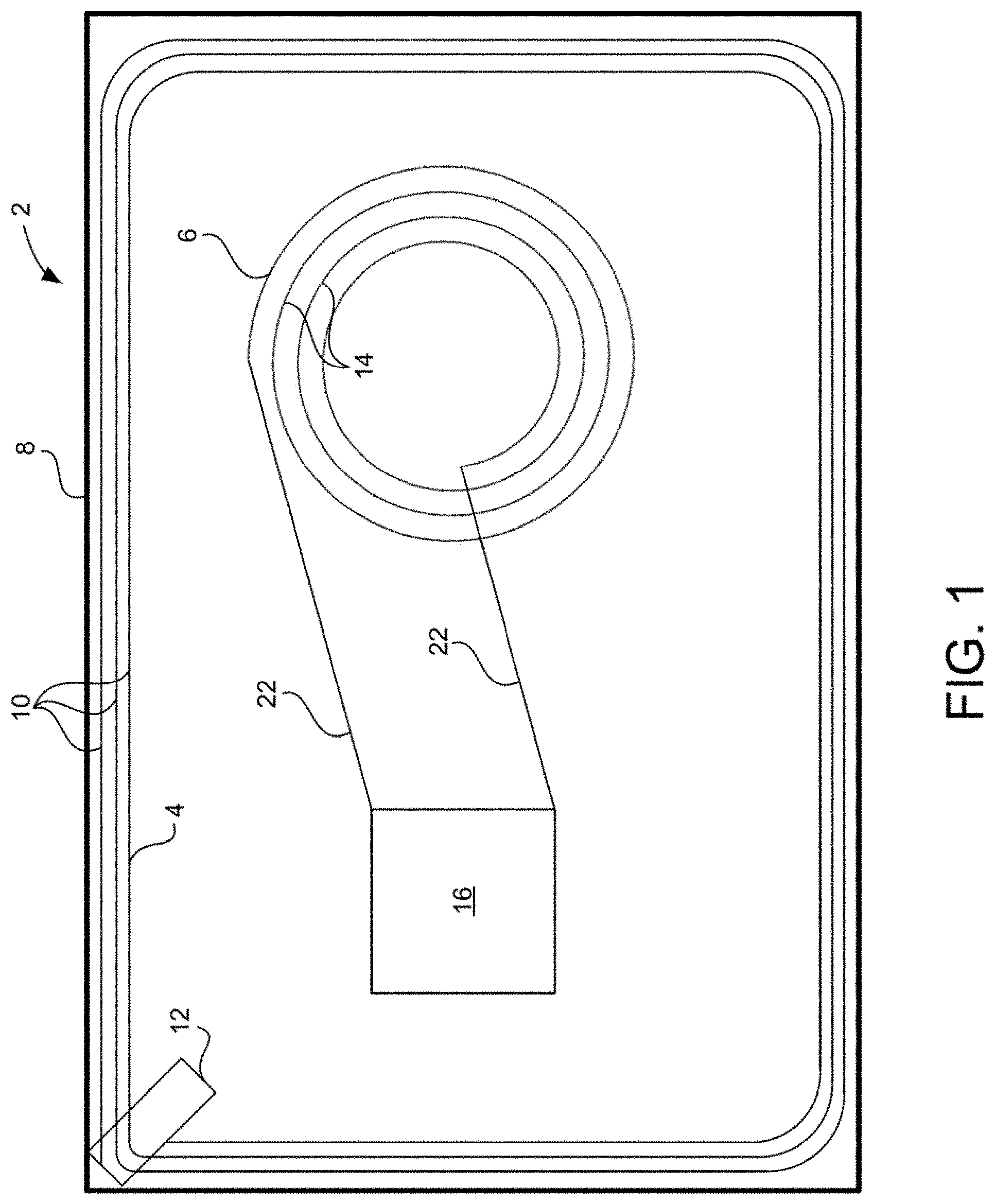 Patent US11783997 — Multiple interface electronic card — Figure 1