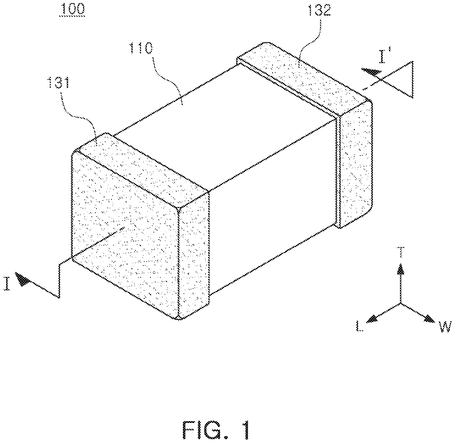 Patent US11784001 — Multilayer ceramic electronic component — Figure 1