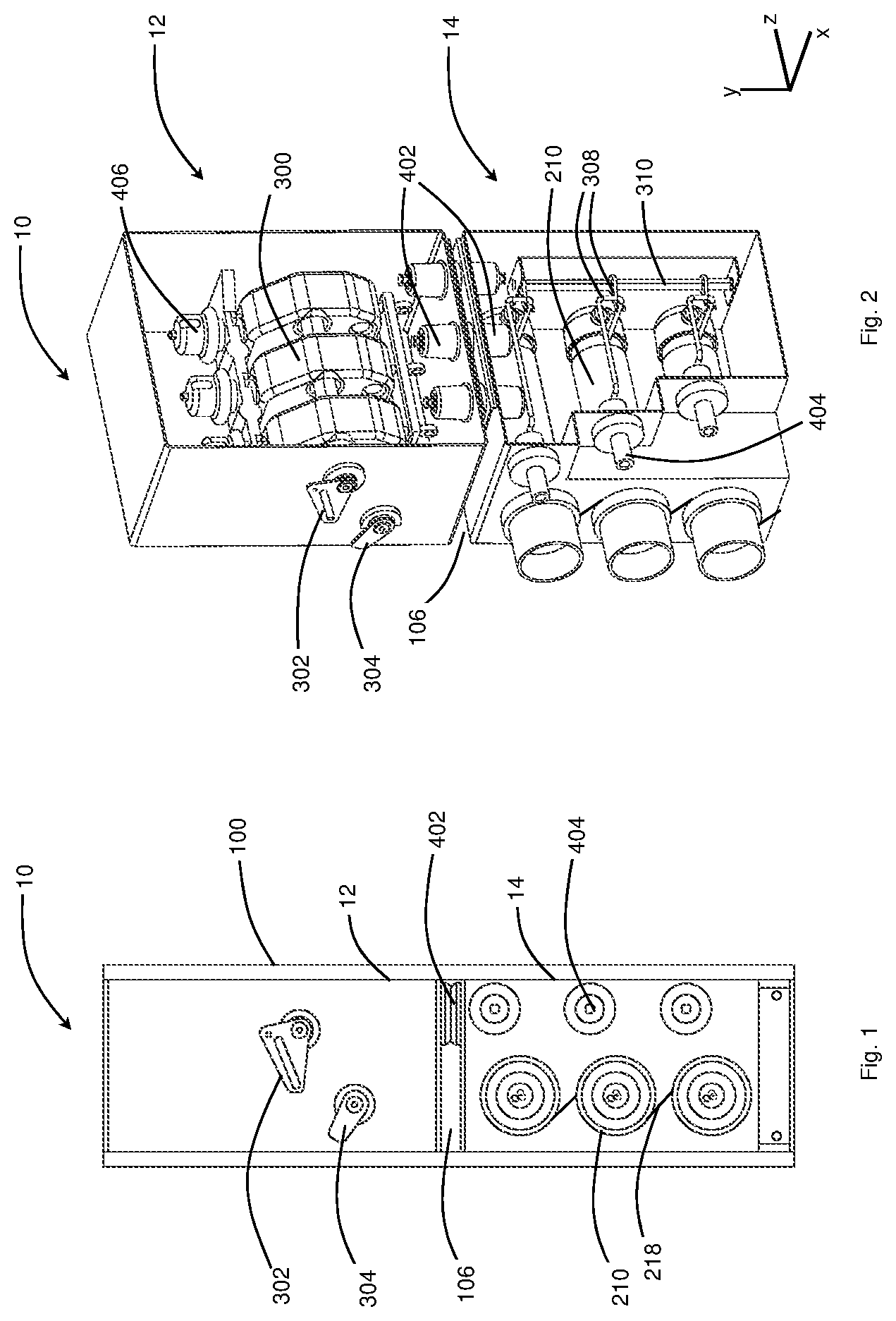 Patent US11784015 — Switch-fuse module — Figure 1