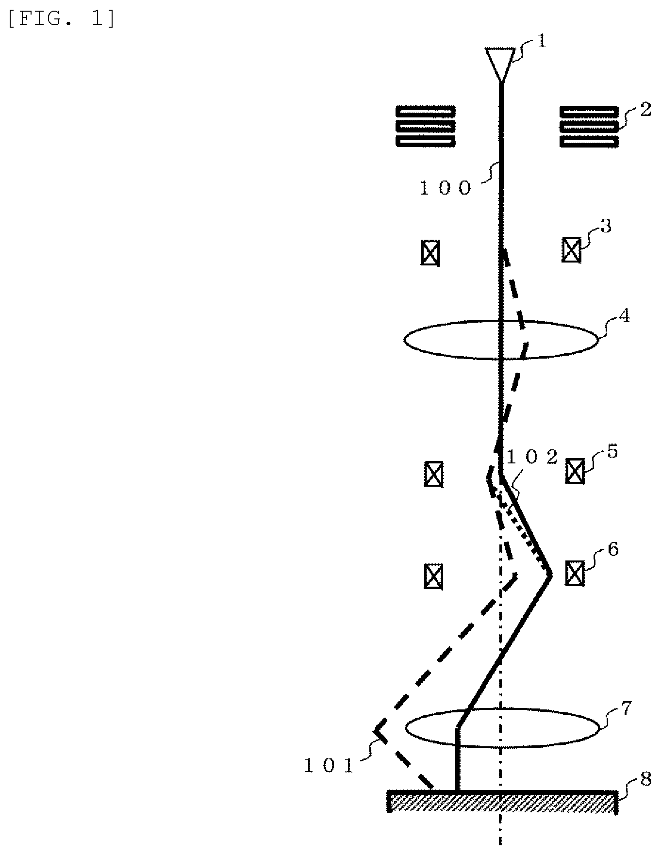 Patent US11784023 — Charged particle beam apparatus — Figure 1