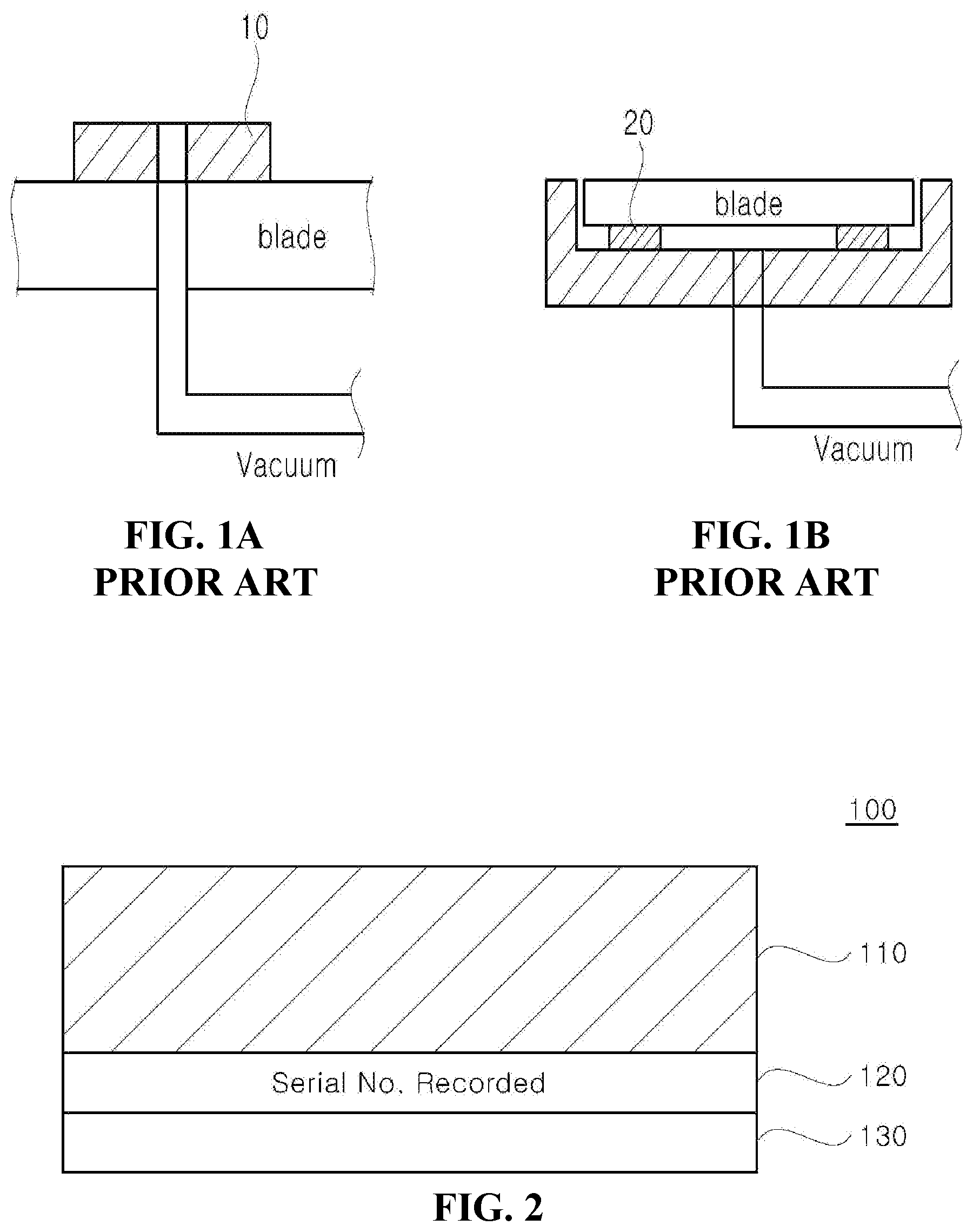 Patent US11784083 — Pad structure for transferring flat panel — Figure 1