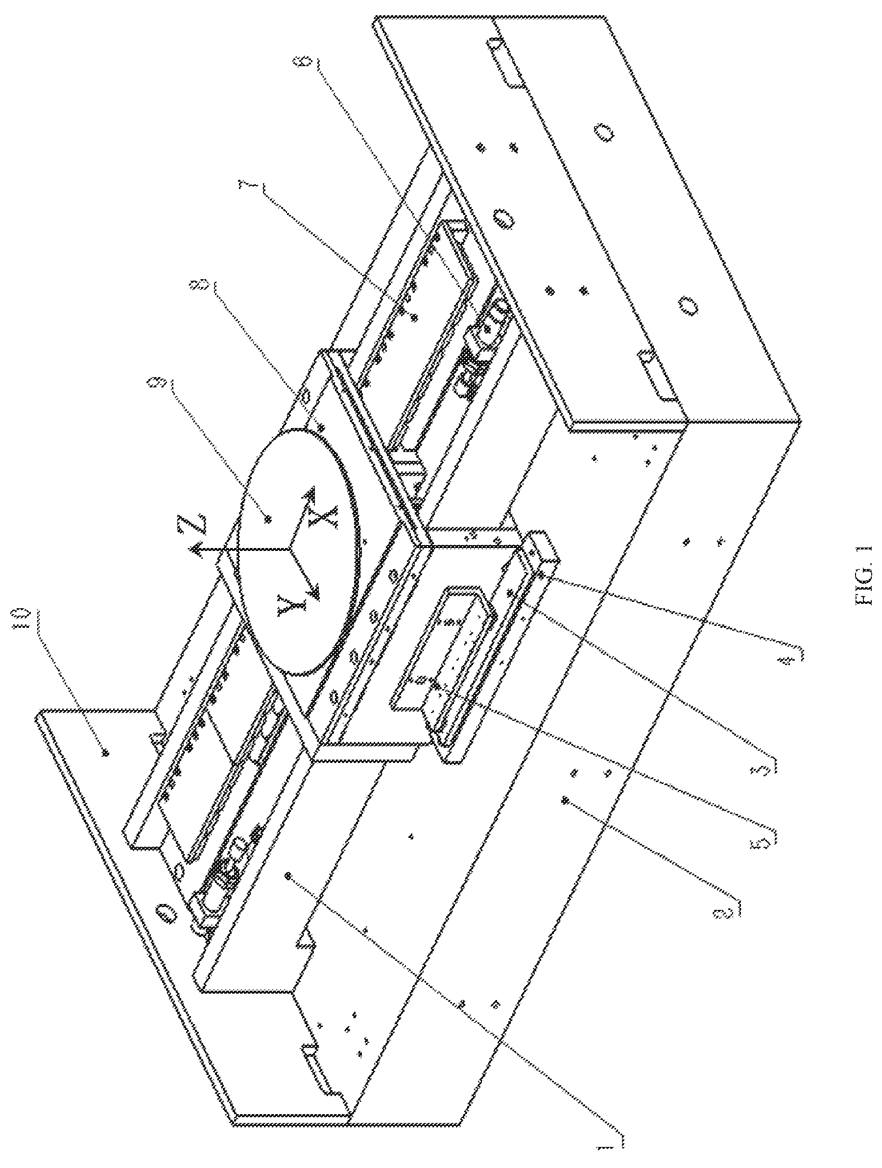 Patent US11784084 — High precision air bearing stage with capability of parasitic error compensation — Figure 1