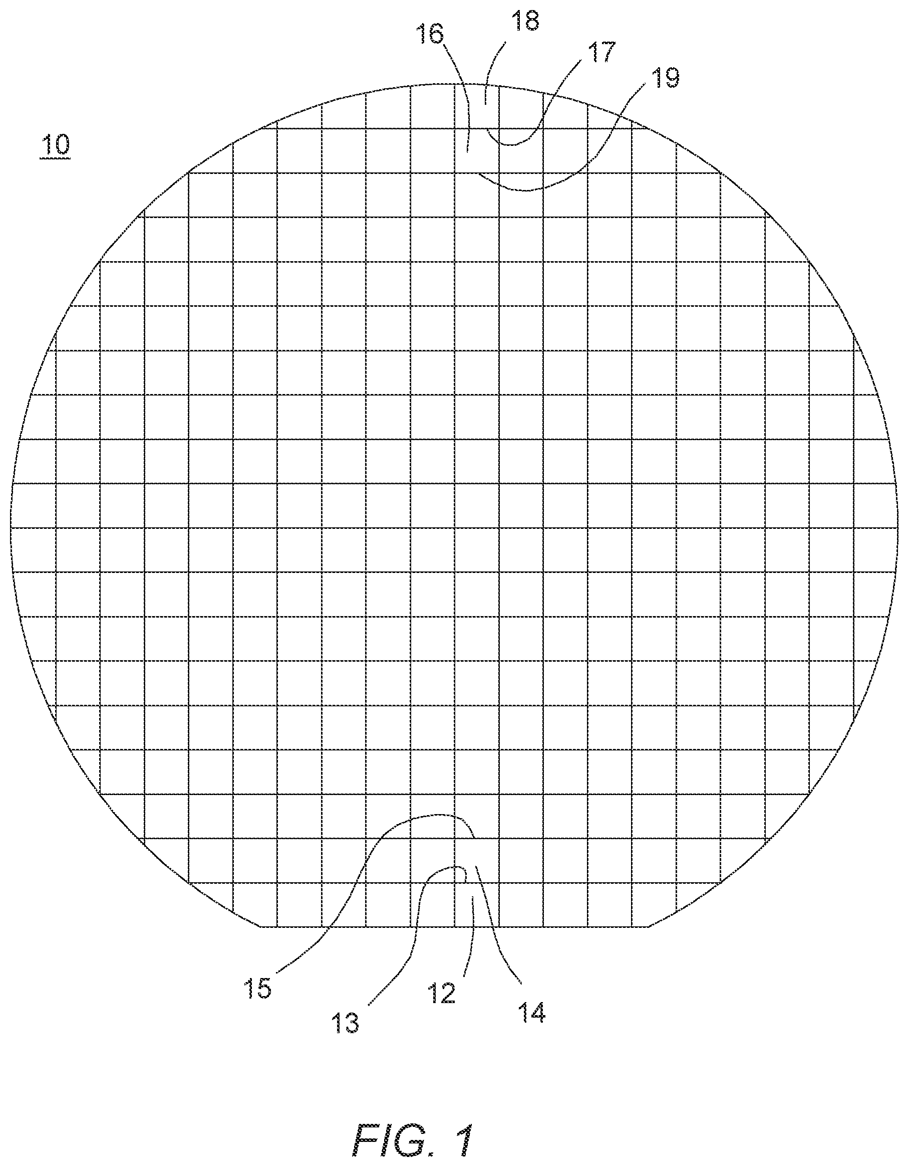 Patent US11784093 — Method of reducing residual contamination in singulated semiconductor die — Figure 1