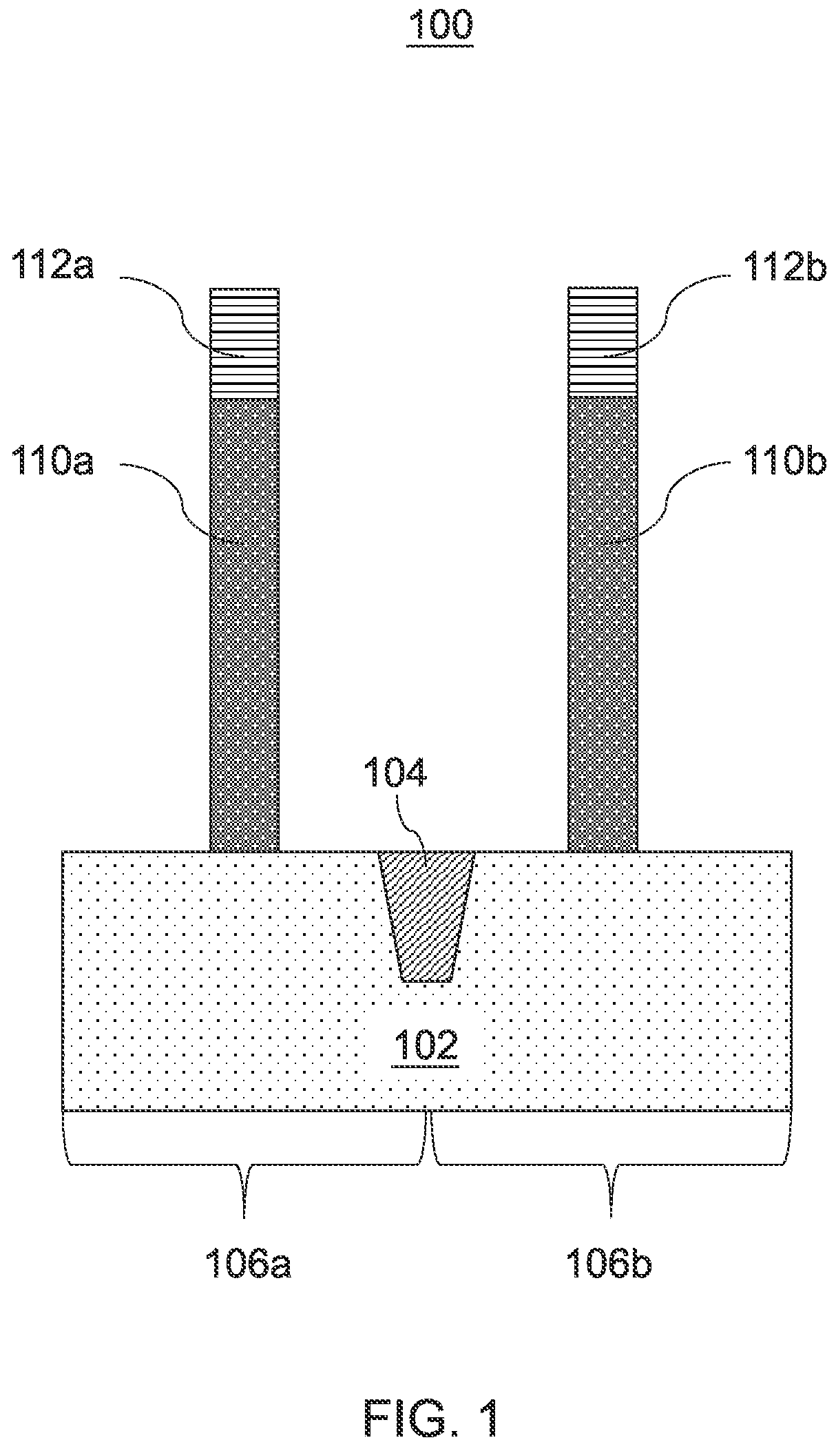 Patent US11784096 — Vertical transport field-effect transistors having germanium channel surfaces — Figure 1