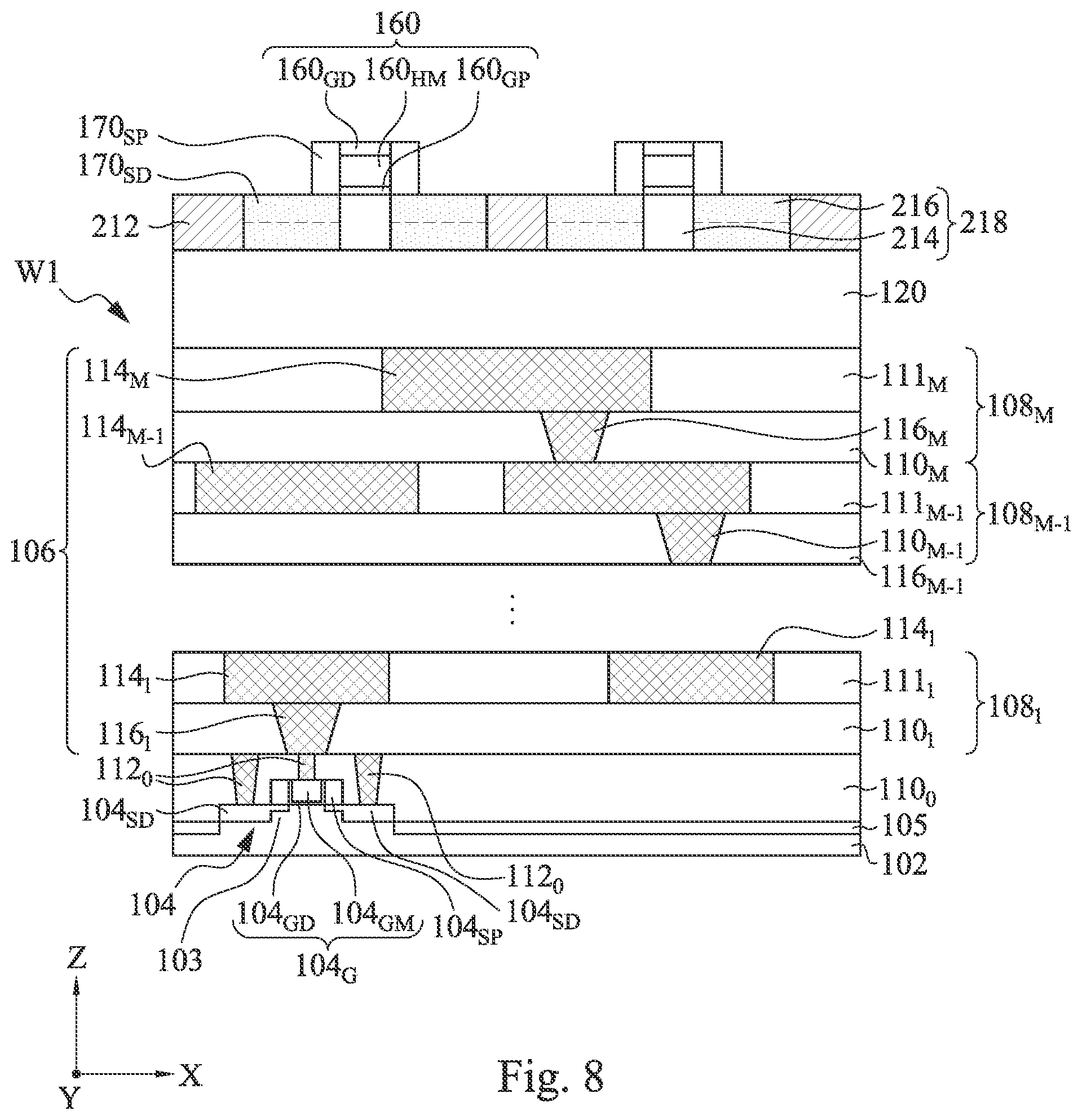 Patent US11784119 Figure 15 – Three dimensional integrated circuit and fabrication thereof