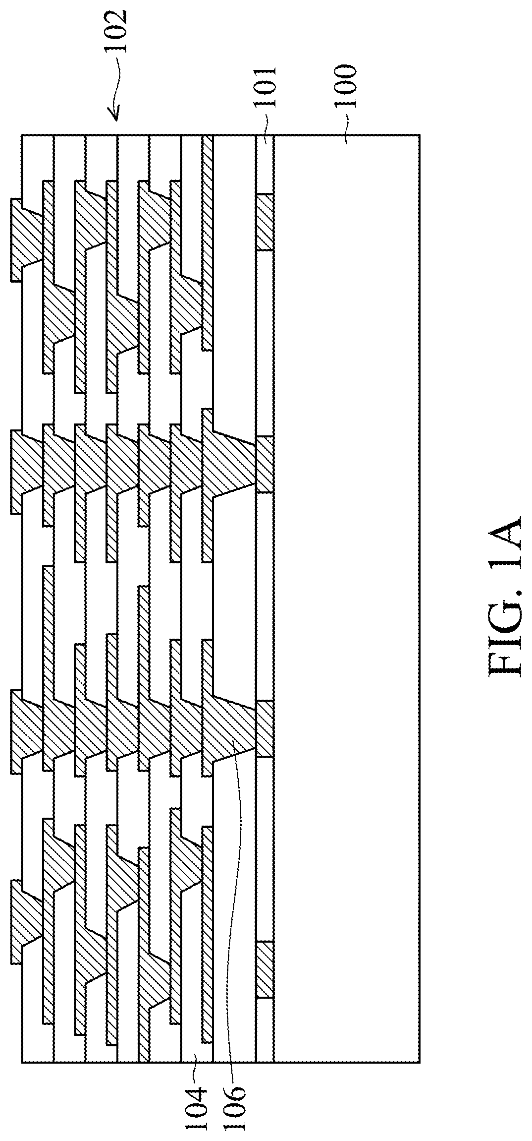 Patent US11784130 — Structure and formation method of package with underfill — Figure 1