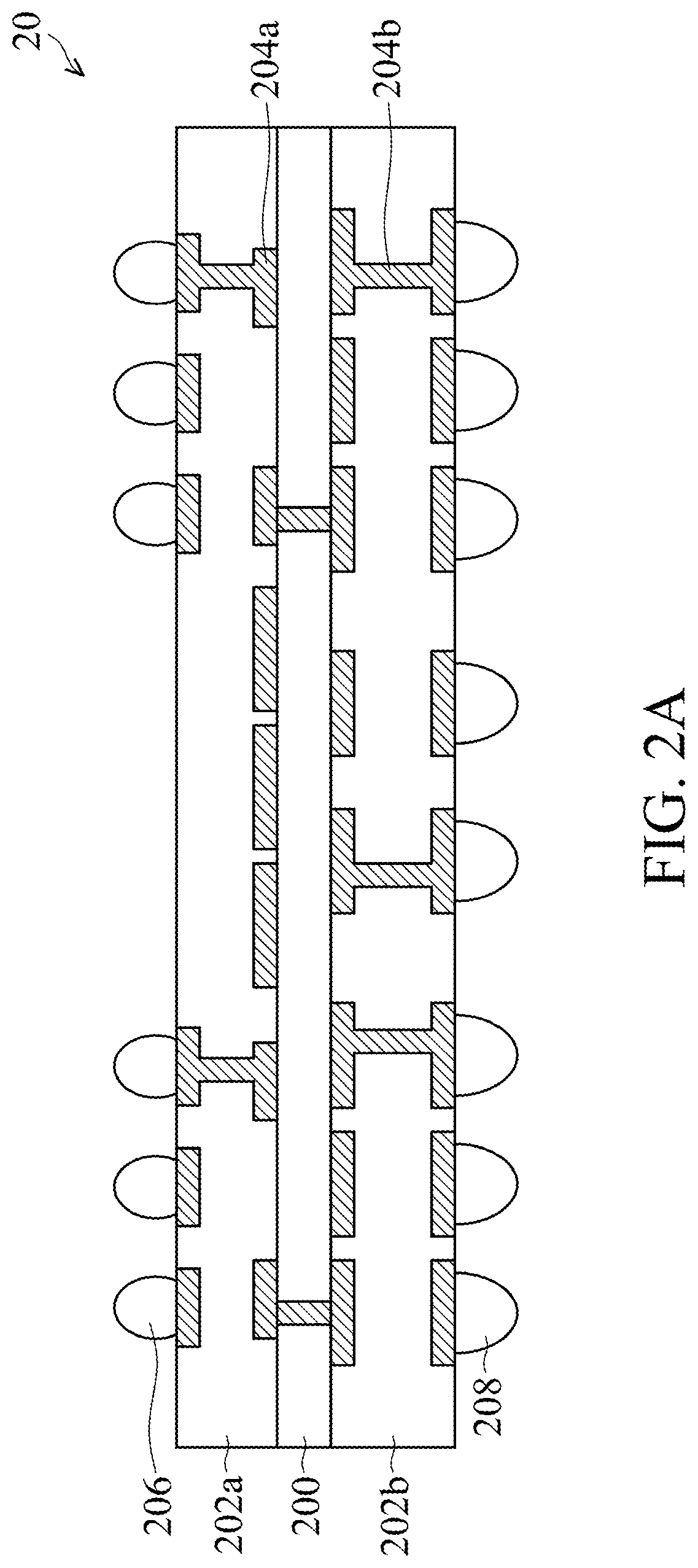 Patent US11784130 Figure 7 – Structure and formation method of package with underfill