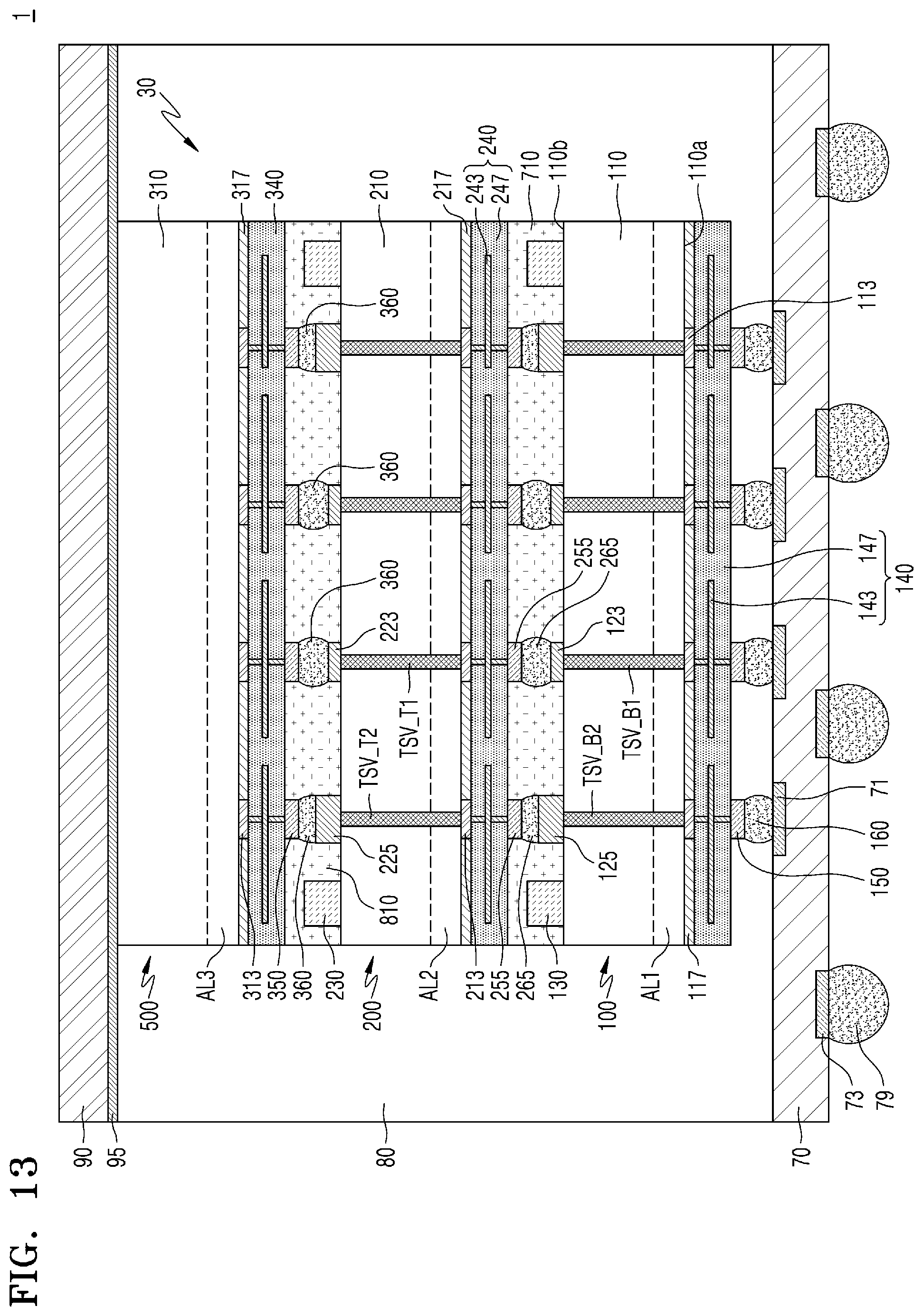 Patent US11784168 Figure 11 – Semiconductor chip, semiconductor device, and semiconductor package including the semiconductor chip