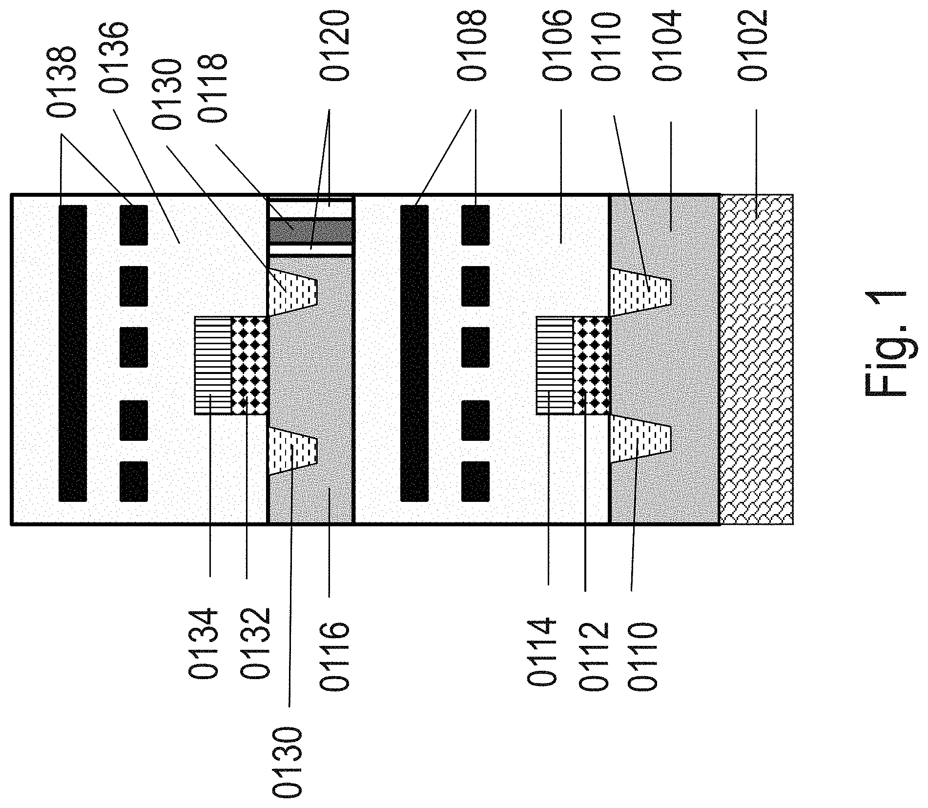 Patent US11784169 — 3D semiconductor device and structure with metal layers — Figure 1