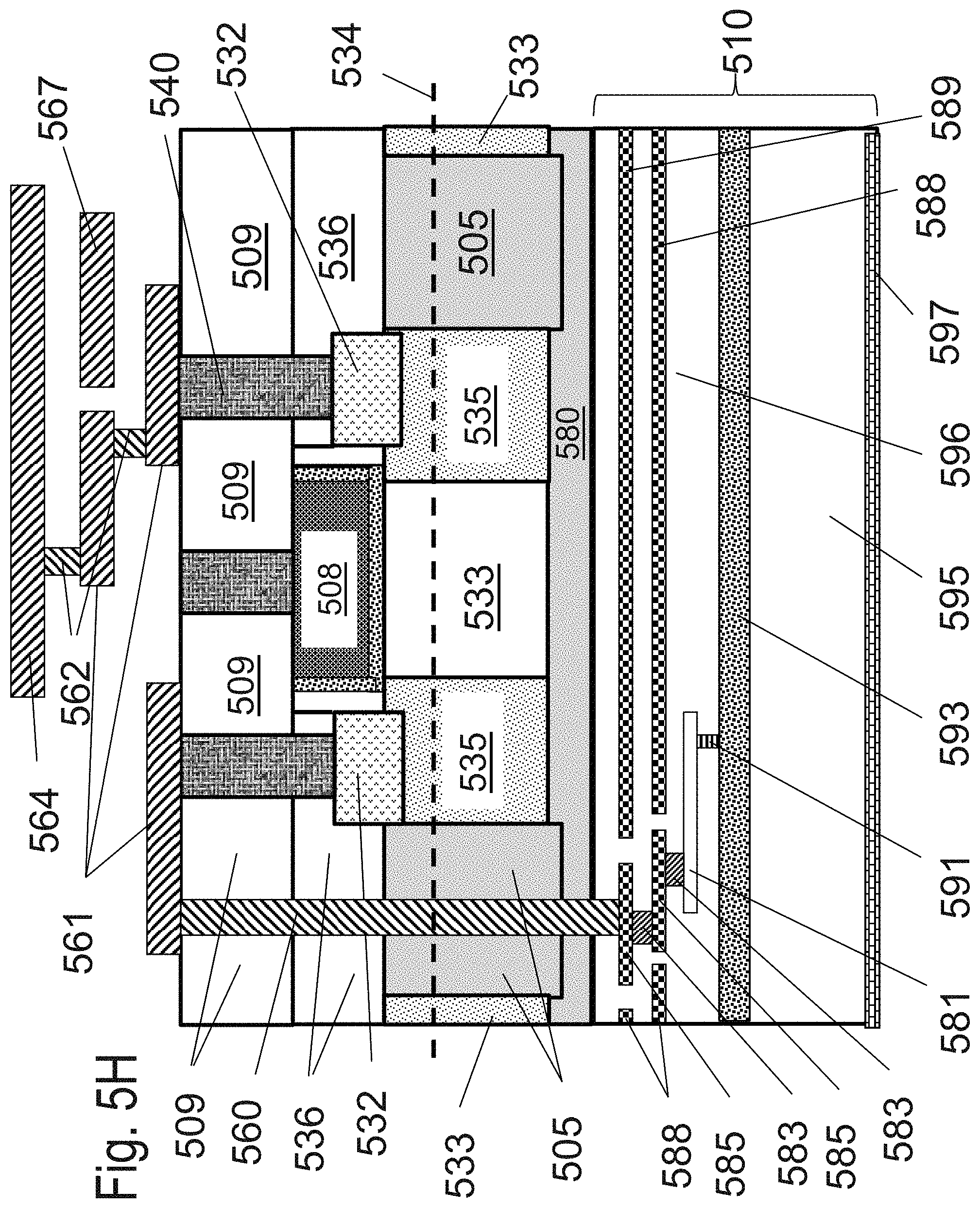 Patent US11784169 Figure 14 – 3D semiconductor device and structure with metal layers