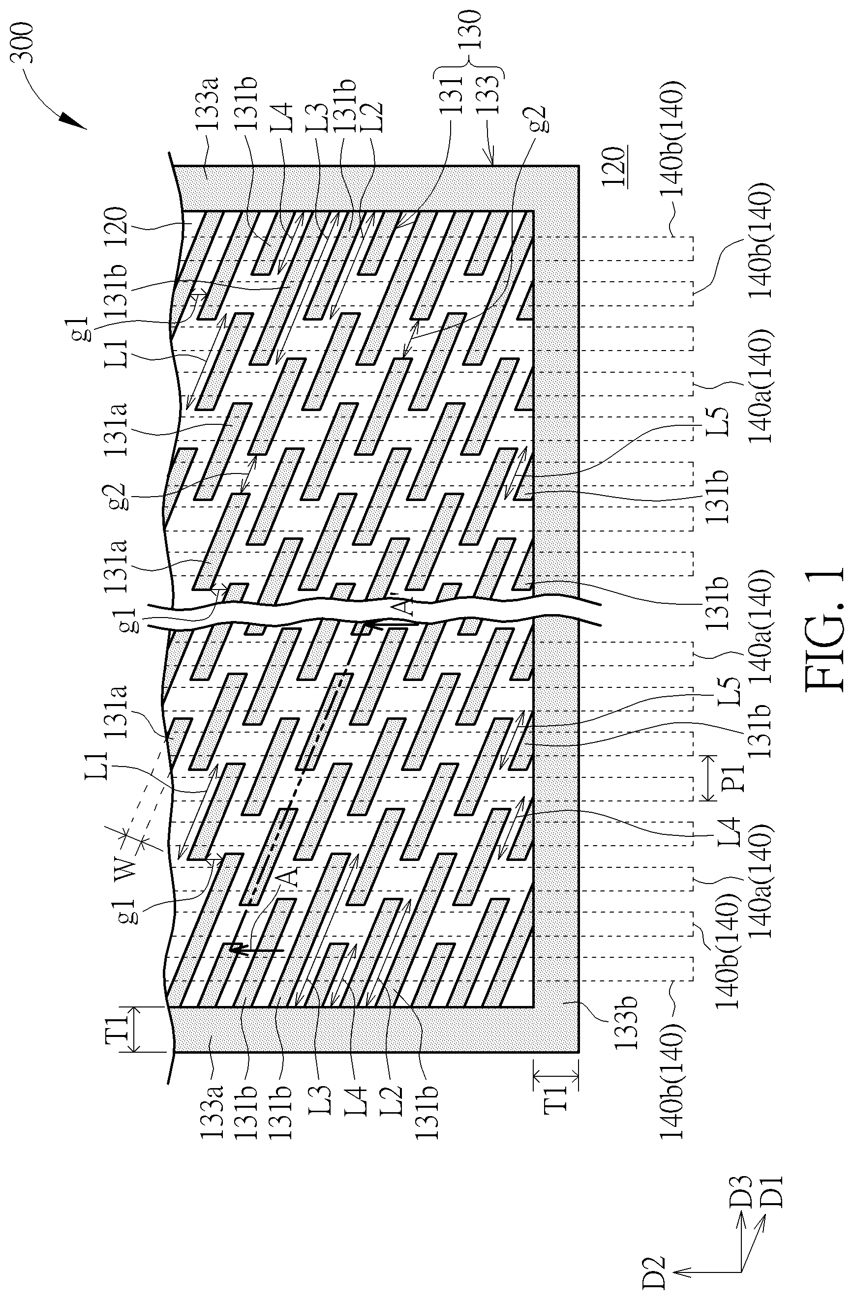 Patent US11784184 Figure 1 – Semiconductor memory device
