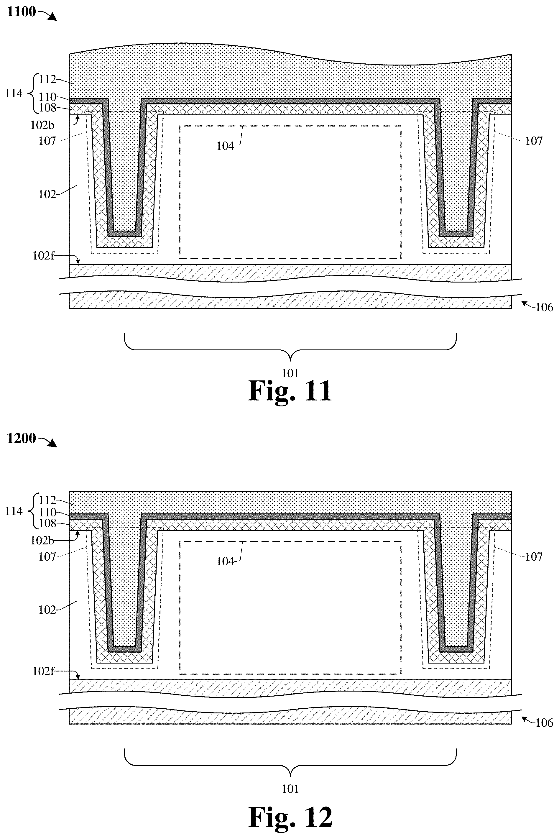 Patent US11784204 Figure 7 – Enhanced trench isolation structure
