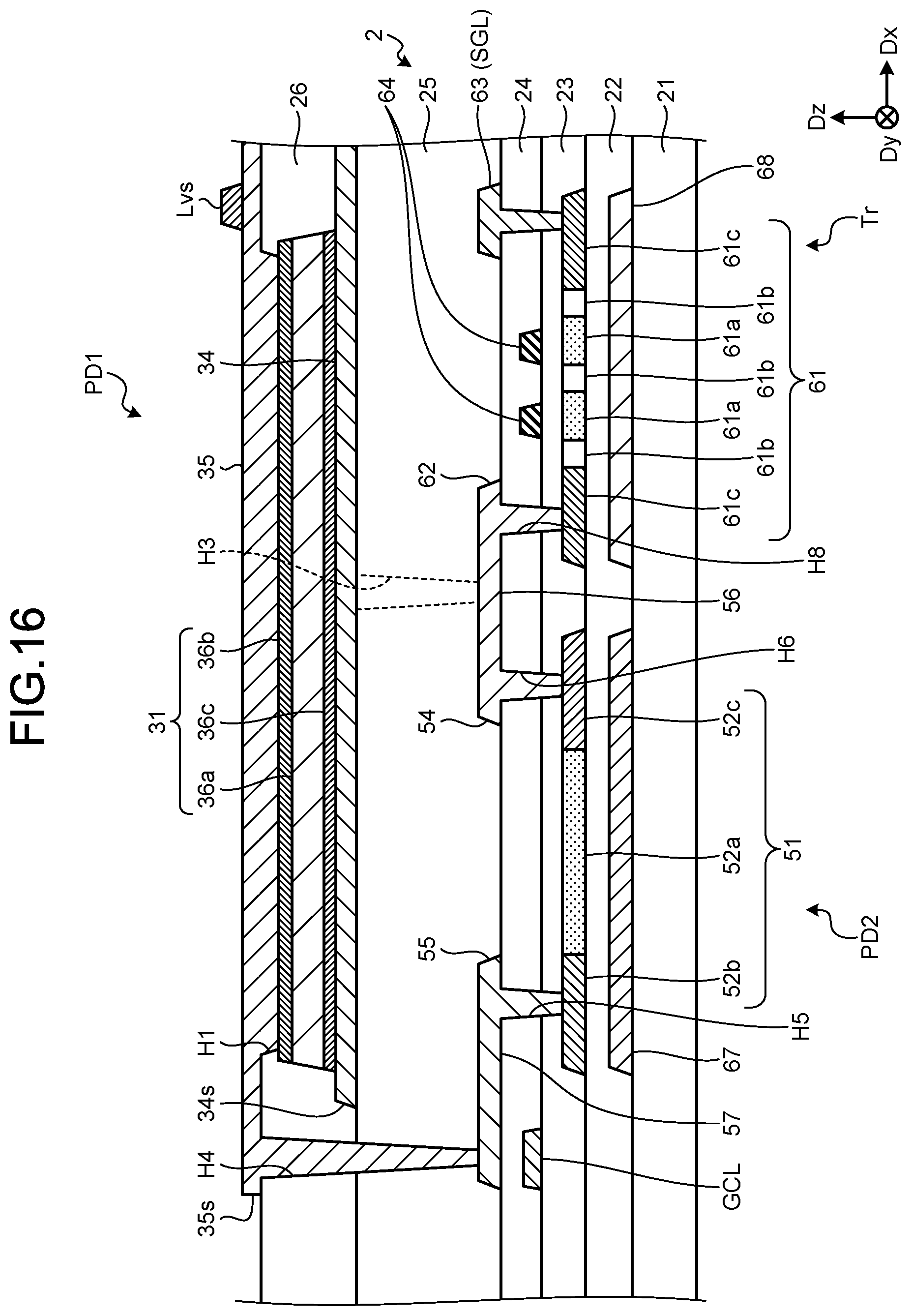 Patent US11784209 Figure 16 – Detection device