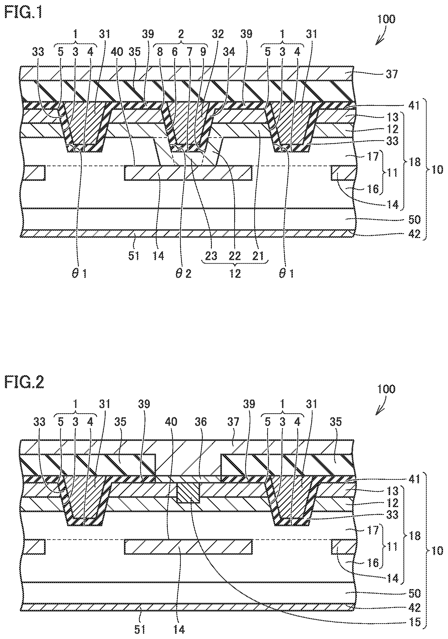 Patent US11784217 — Silicon carbide semiconductor device — Figure 1