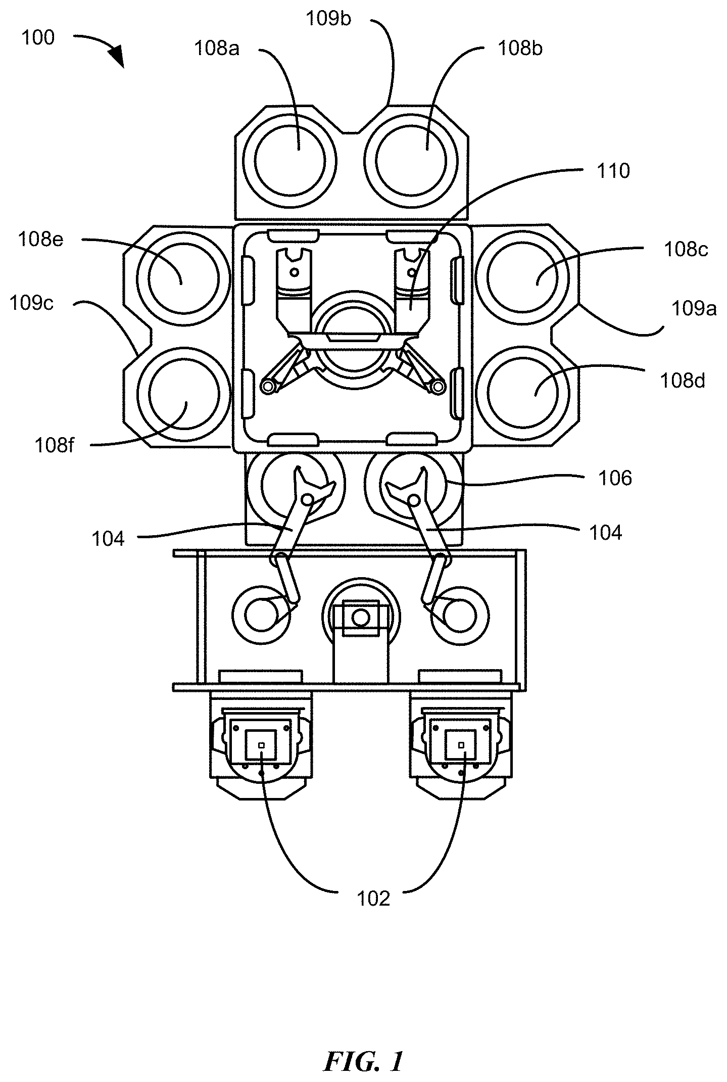 Patent US11784229 — Profile shaping for control gate recesses — Figure 1