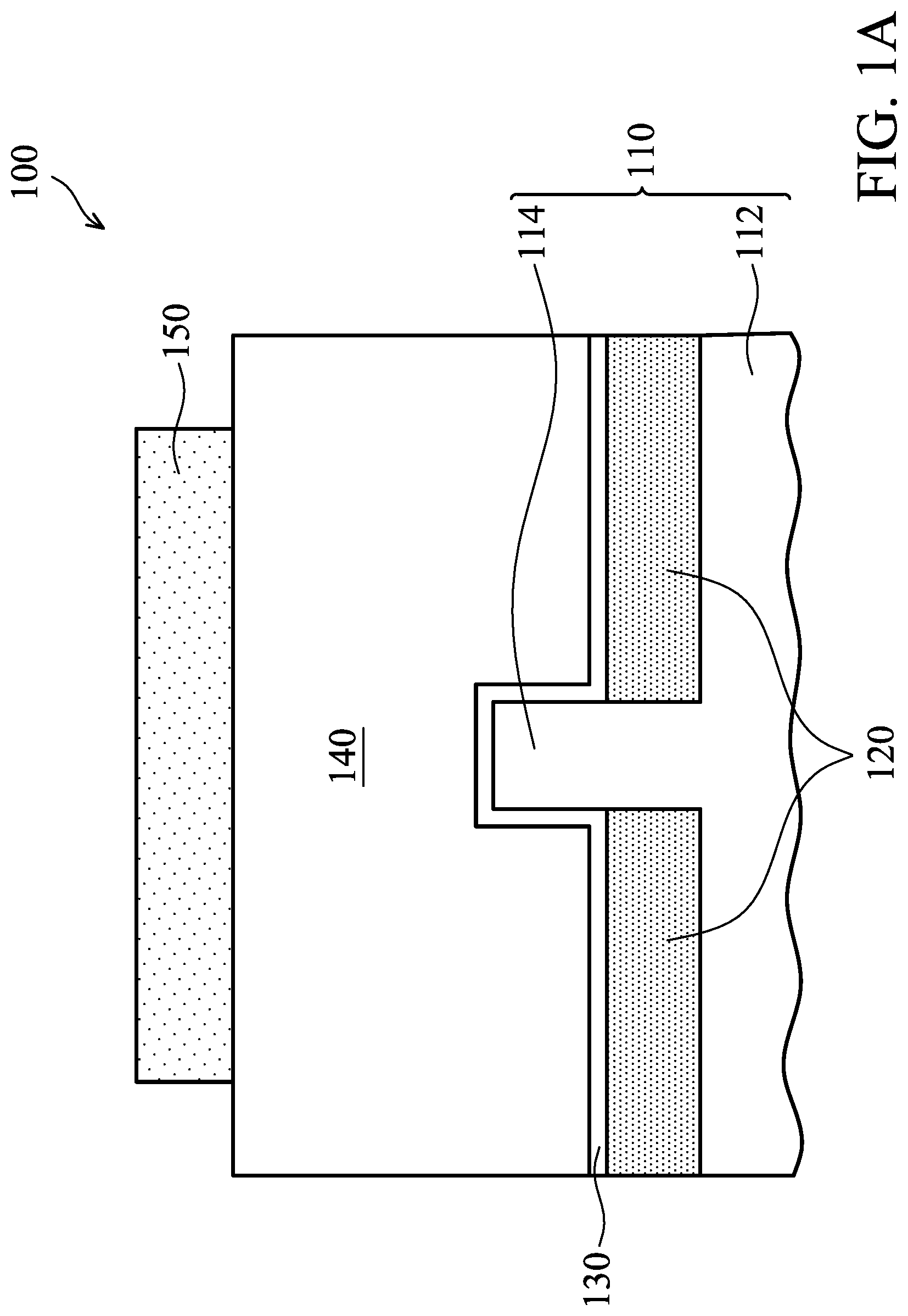 Patent US11784240 — Semiconductor device structure with barrier layer — Figure 1
