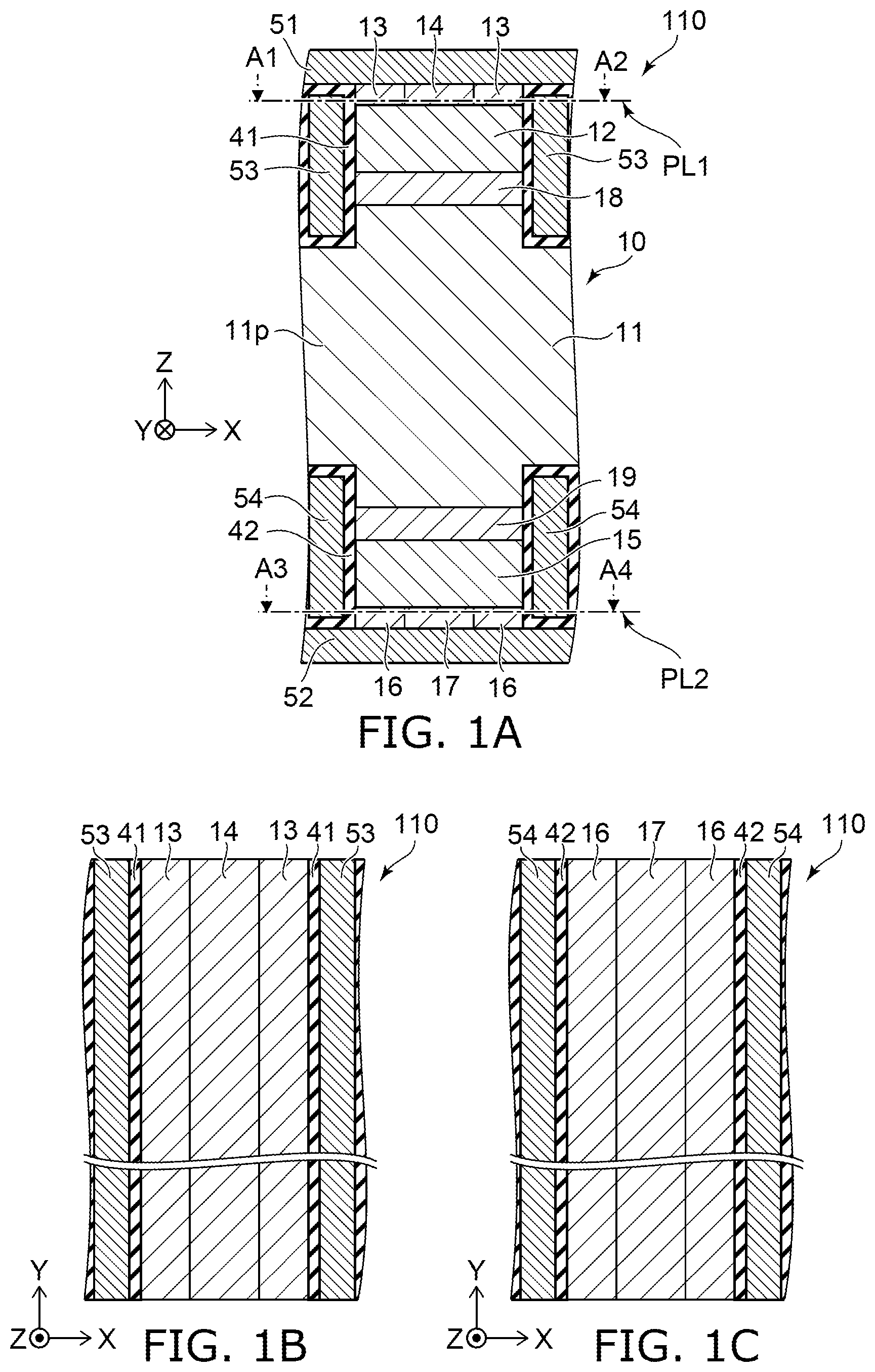 Patent US11784246 Figure 1 – Semiconductor device and semiconductor module