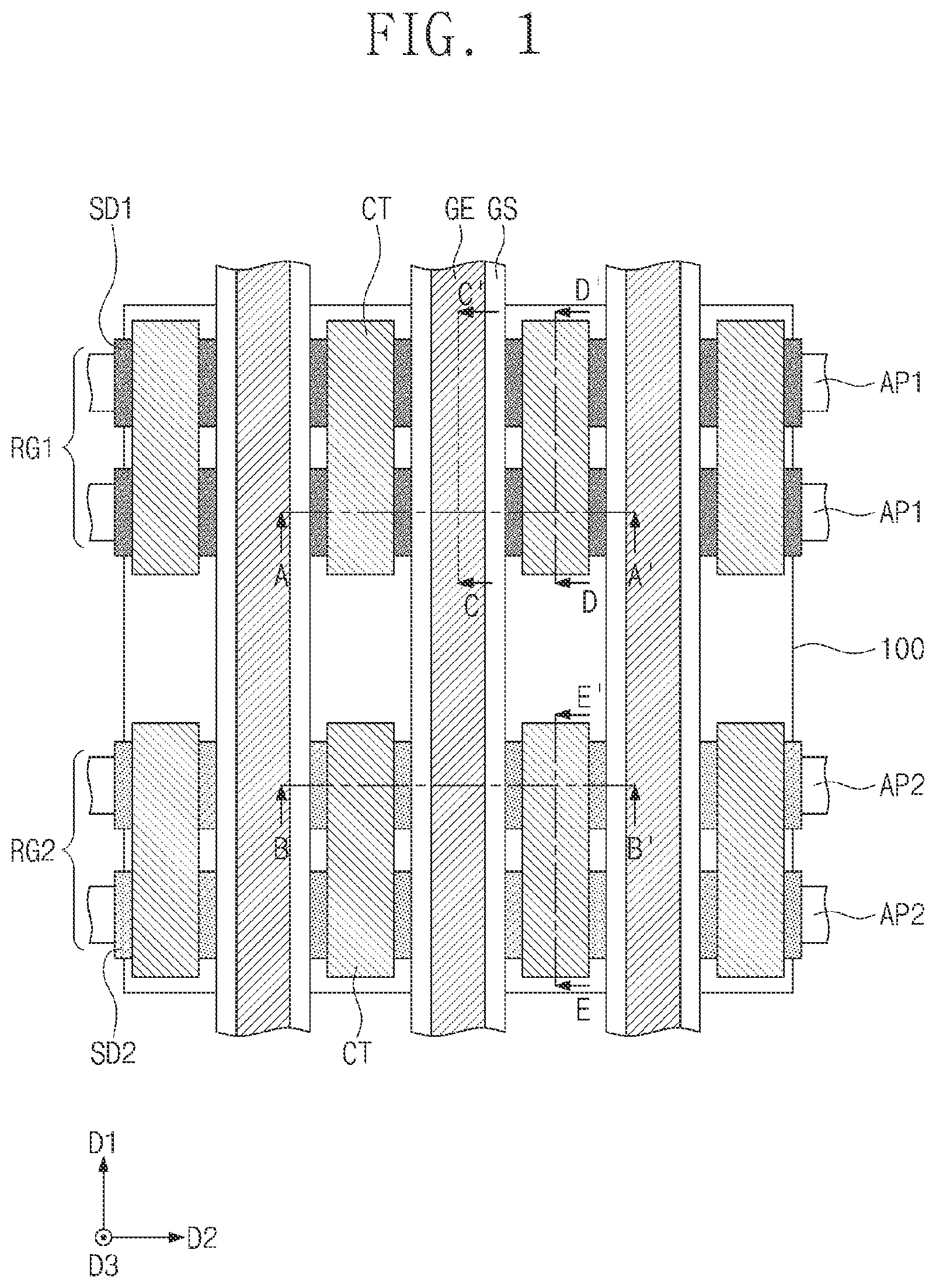 Patent US11784256 — Semiconductor devices — Figure 1