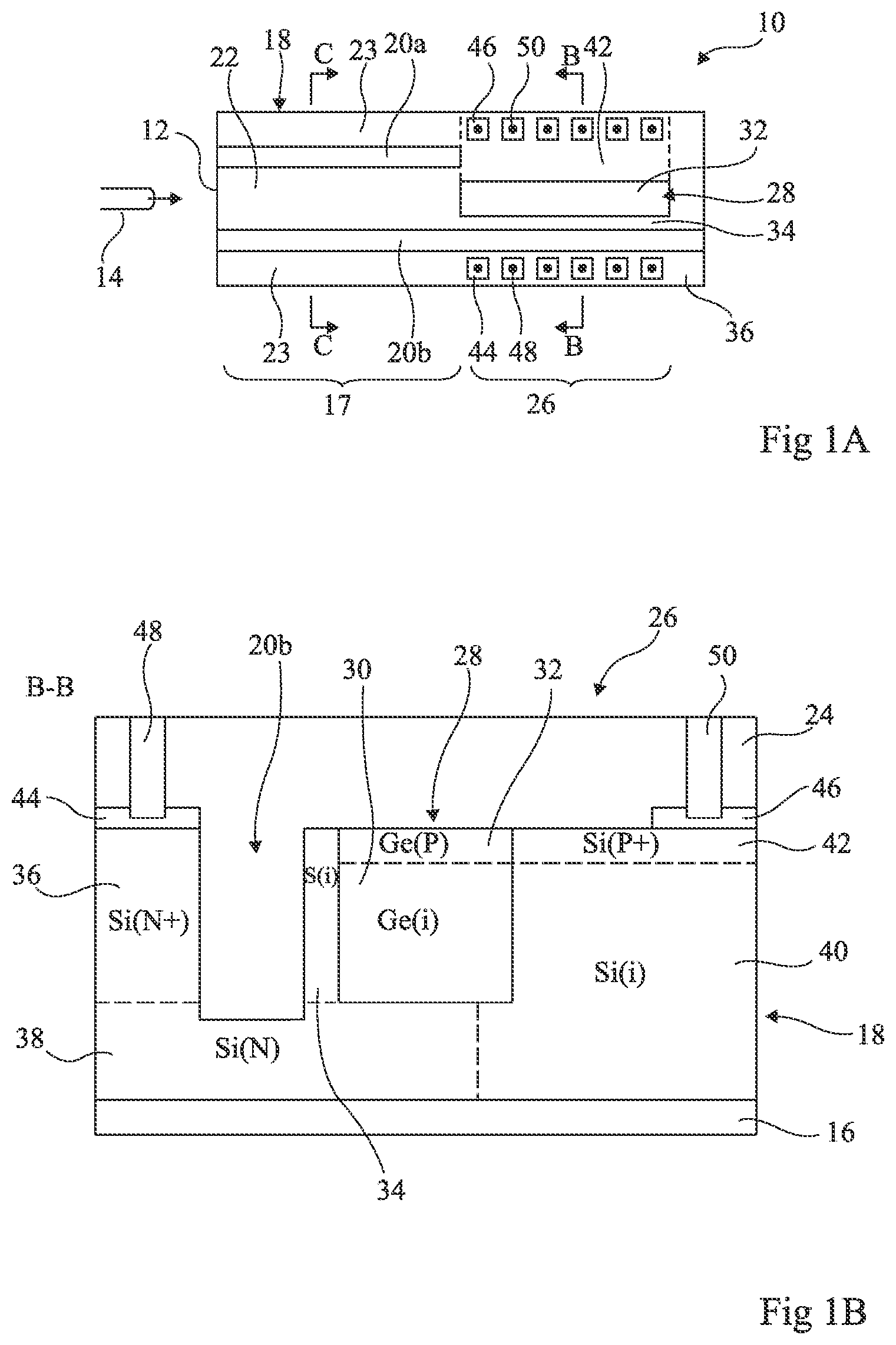 Patent US11784275 — Vertical photodiode — Figure 1