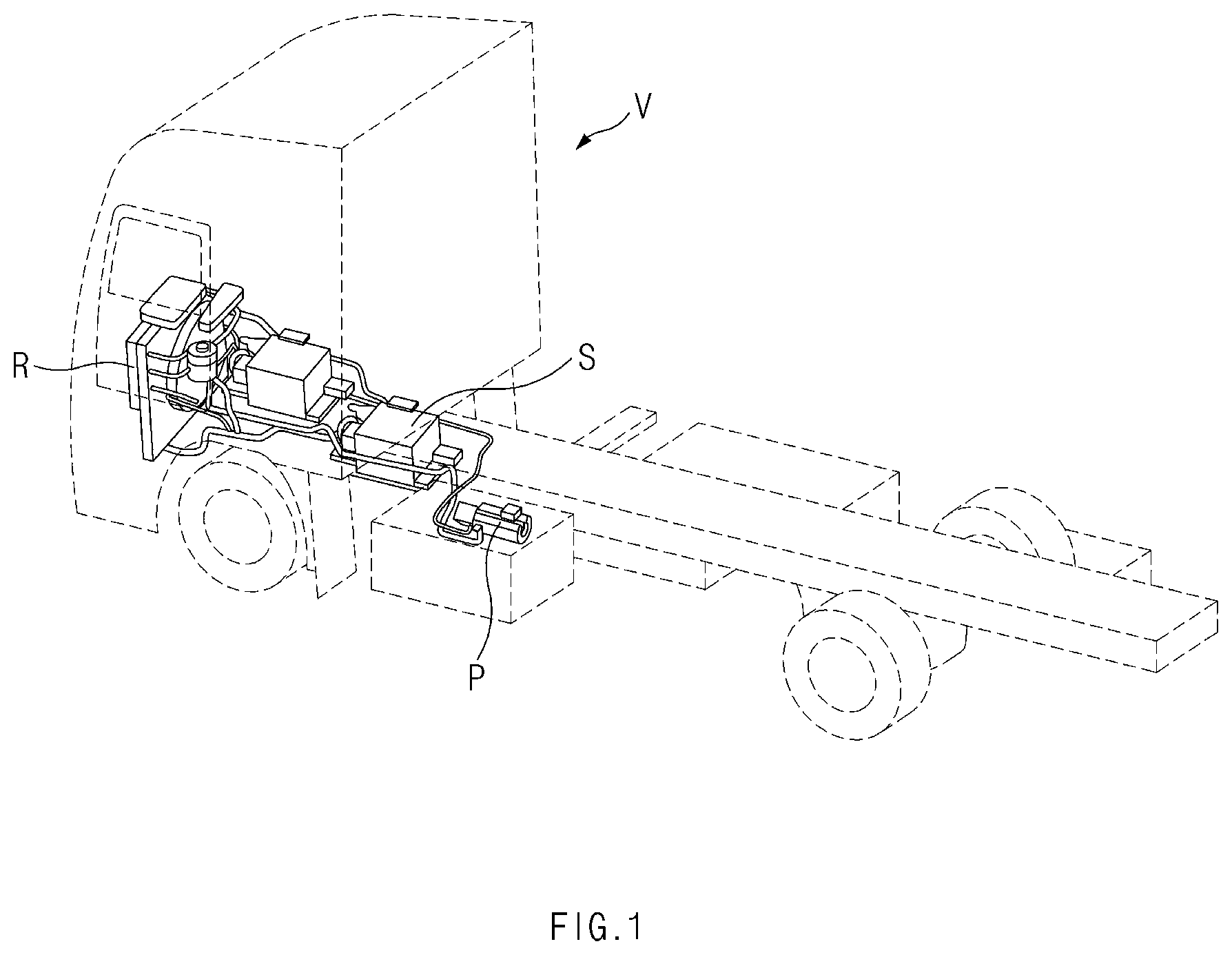 Patent US11784327 — Fuel cell cooling system for vehicle — Figure 1