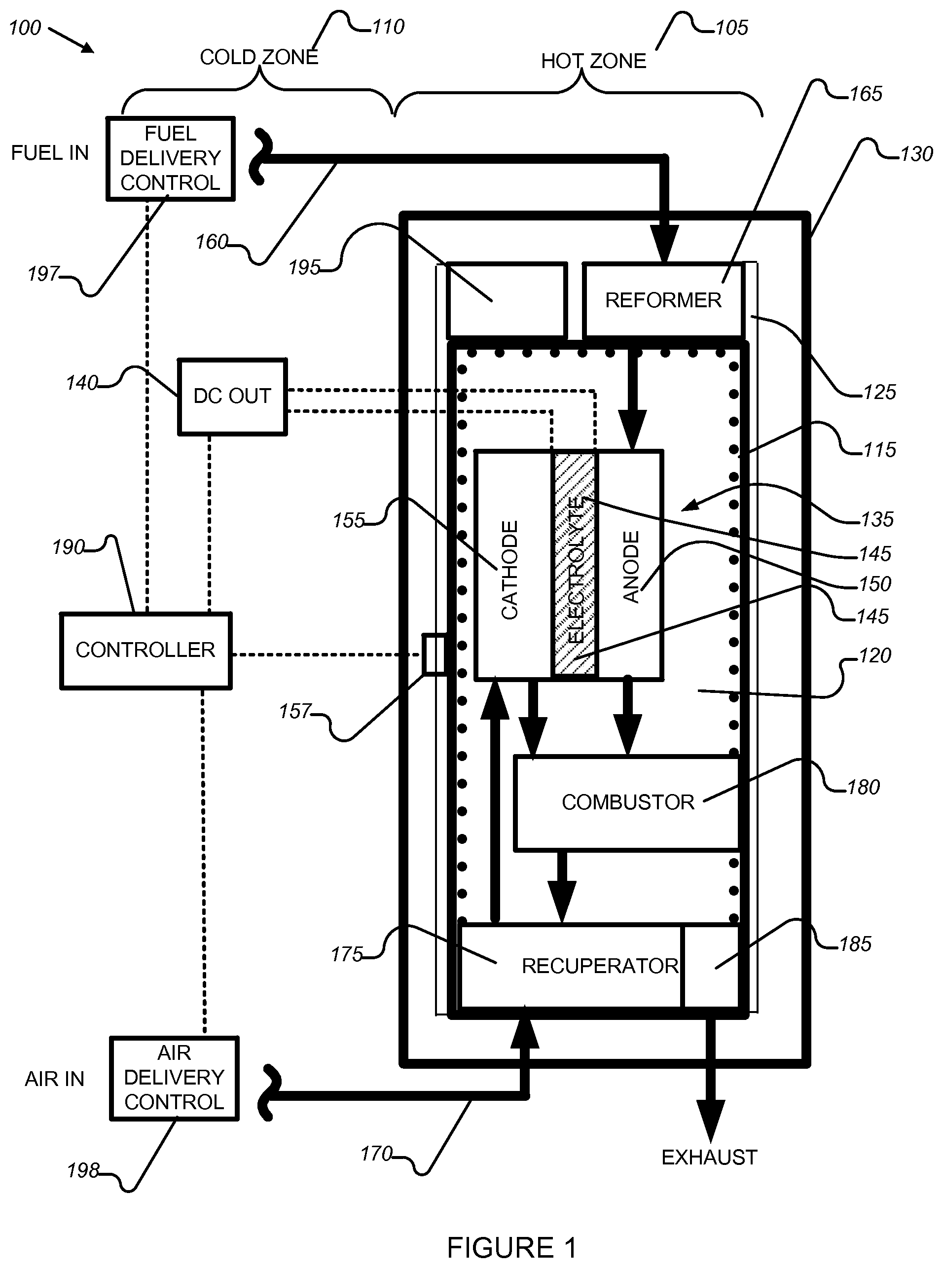 Patent US11784331 — SOFC-conduction — Figure 1