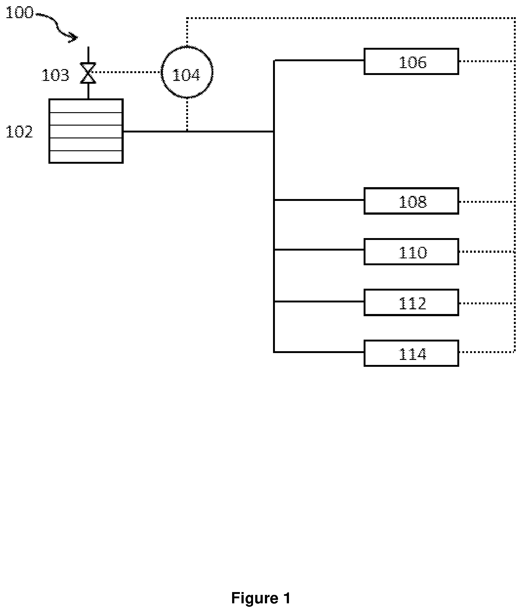 Patent US11784333 — Energy management systems for fuel cells — Figure 1