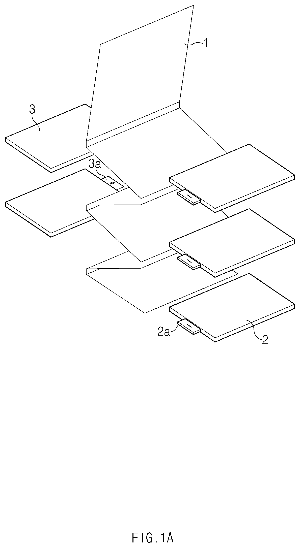 Patent US11784352 — Electrode assembly and method for manufacturing the same — Figure 1