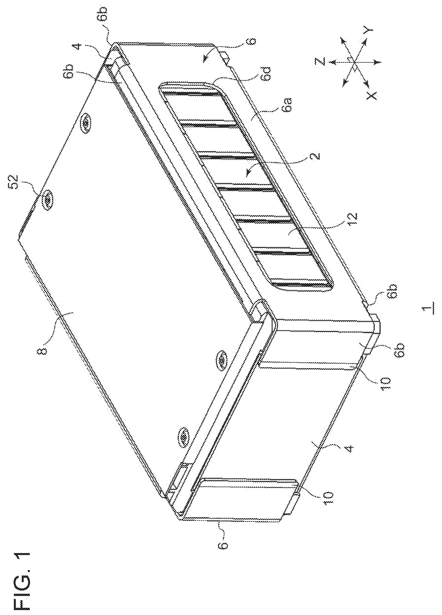 Patent US11784365 — Battery module — Figure 1