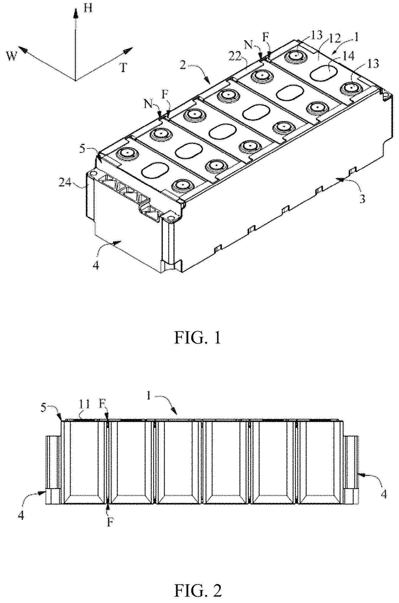 Patent US11784380 — Battery module — Figure 1