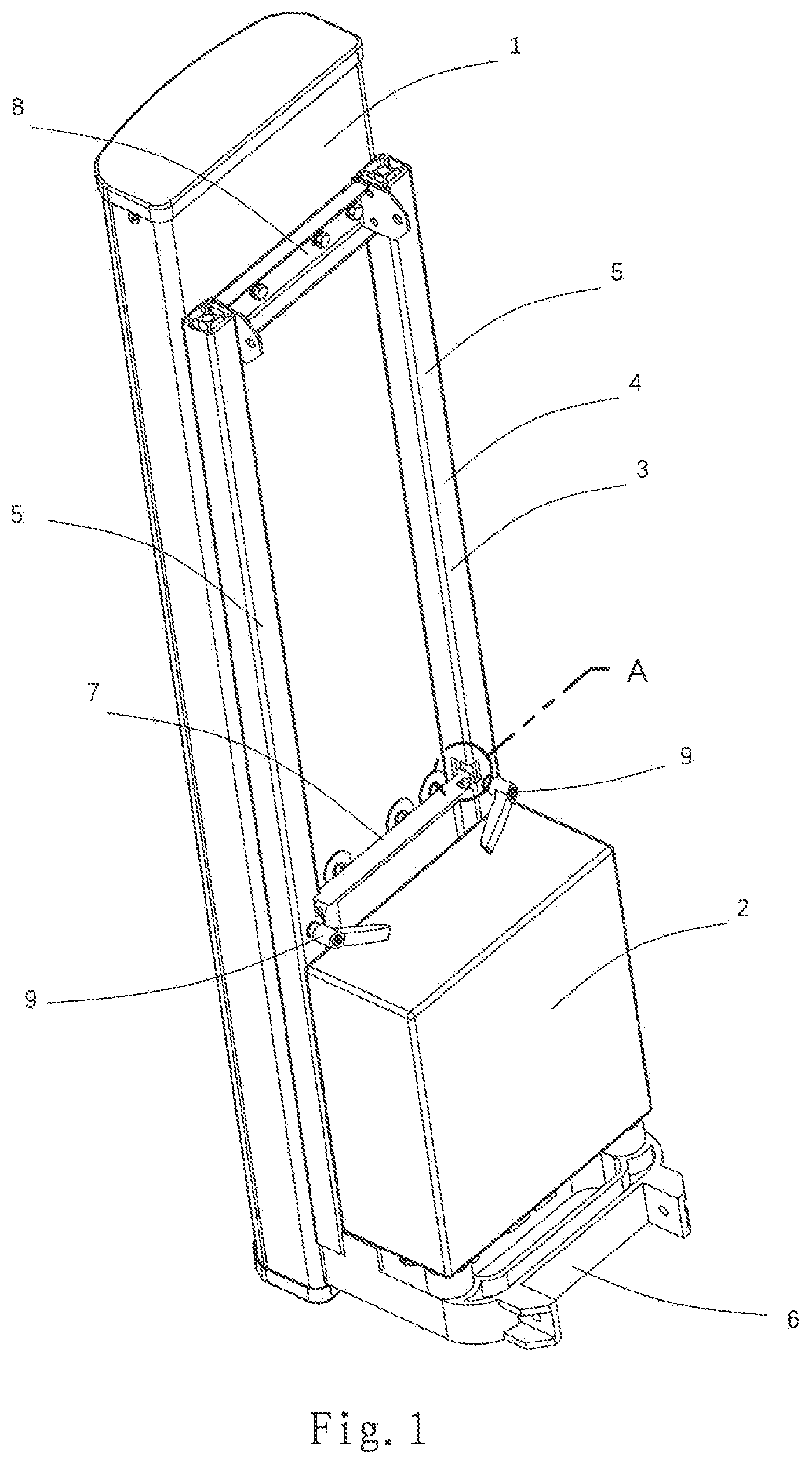 Patent US11784389 — Mounting device and base station antenna system and mounting method — Figure 1