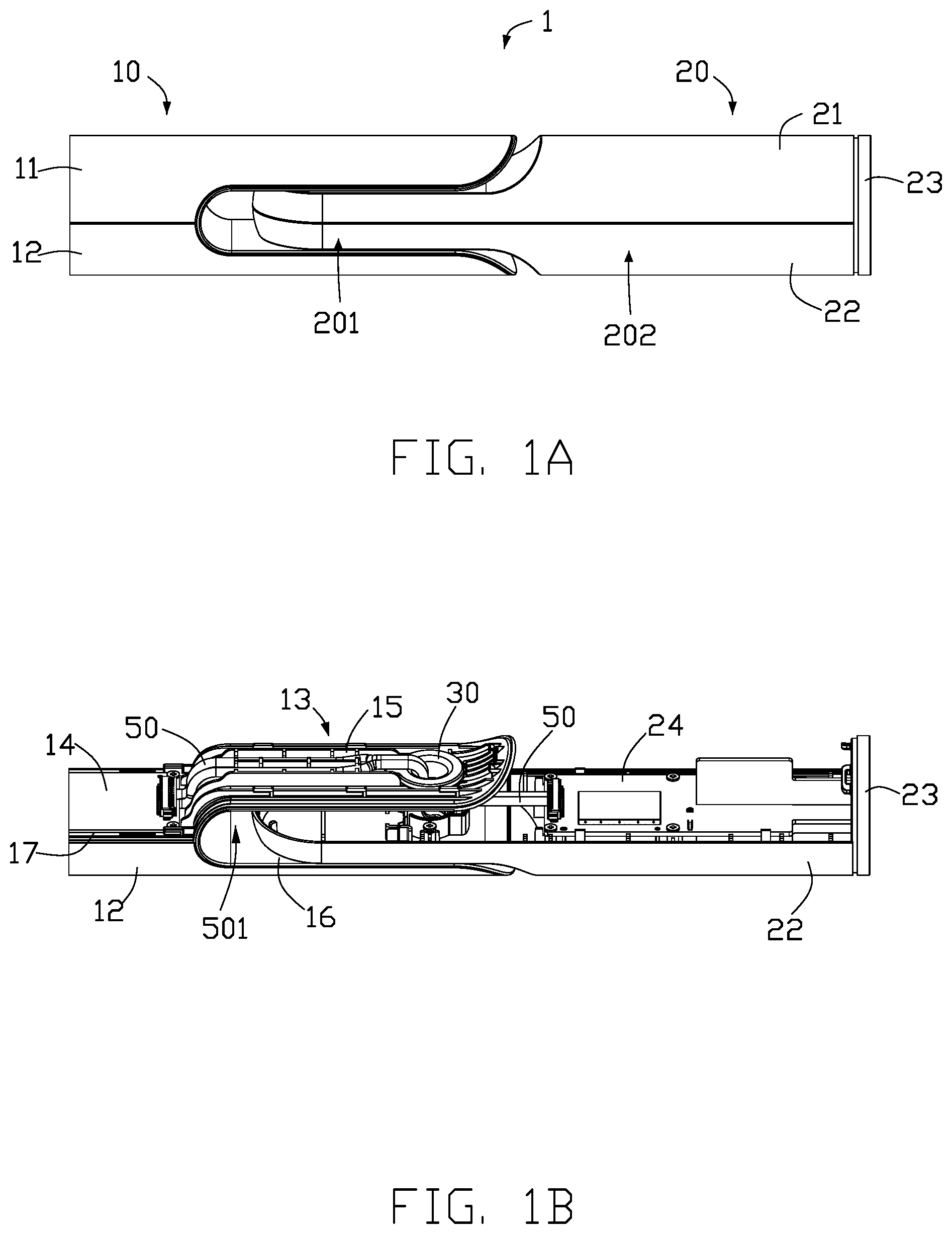 Patent US11784404 — Structure rotating on a shaft enabling wider range of wireless frequencies — Figure 1