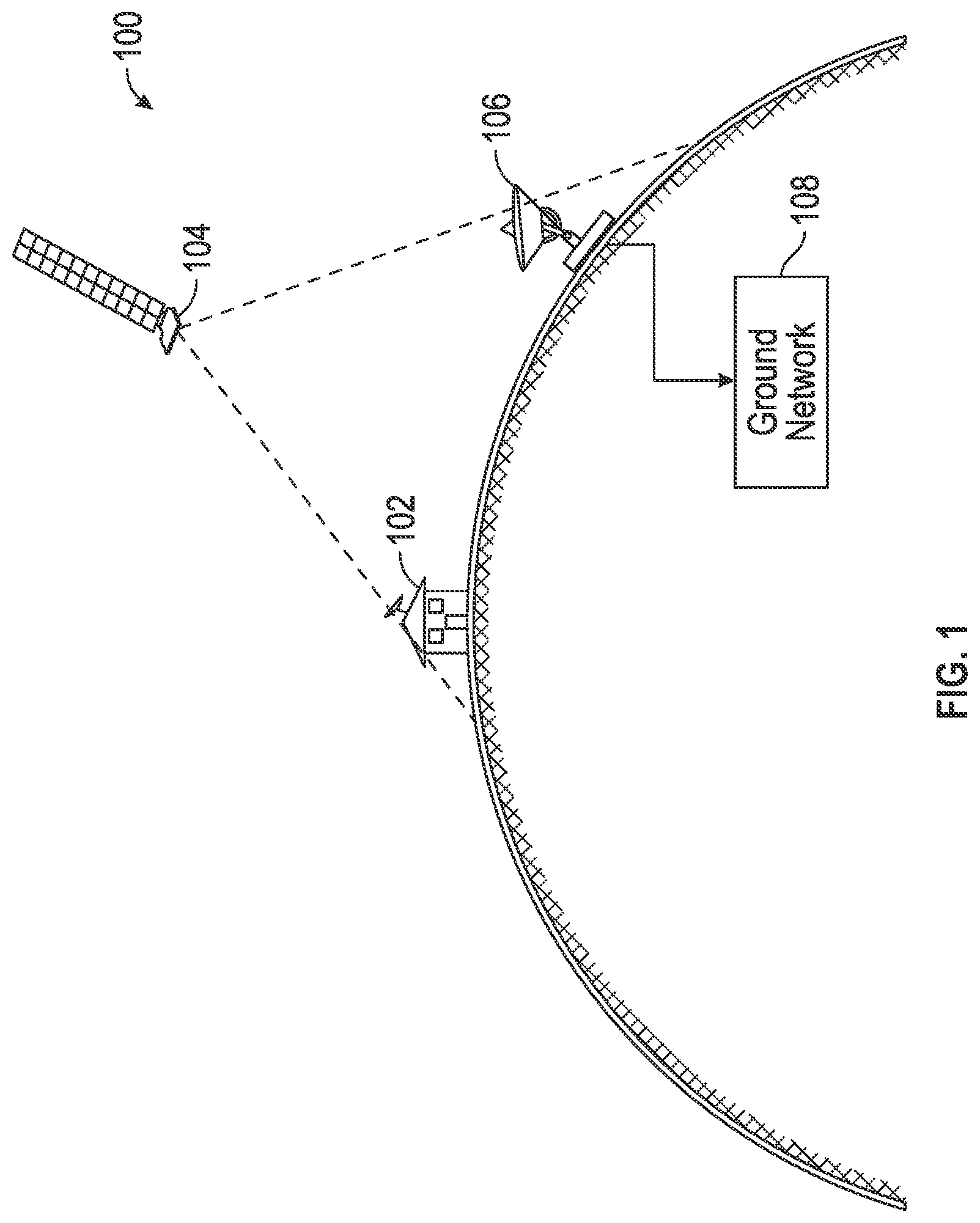Patent US11784408 — System and method for over-the-air antenna calibration — Figure 1