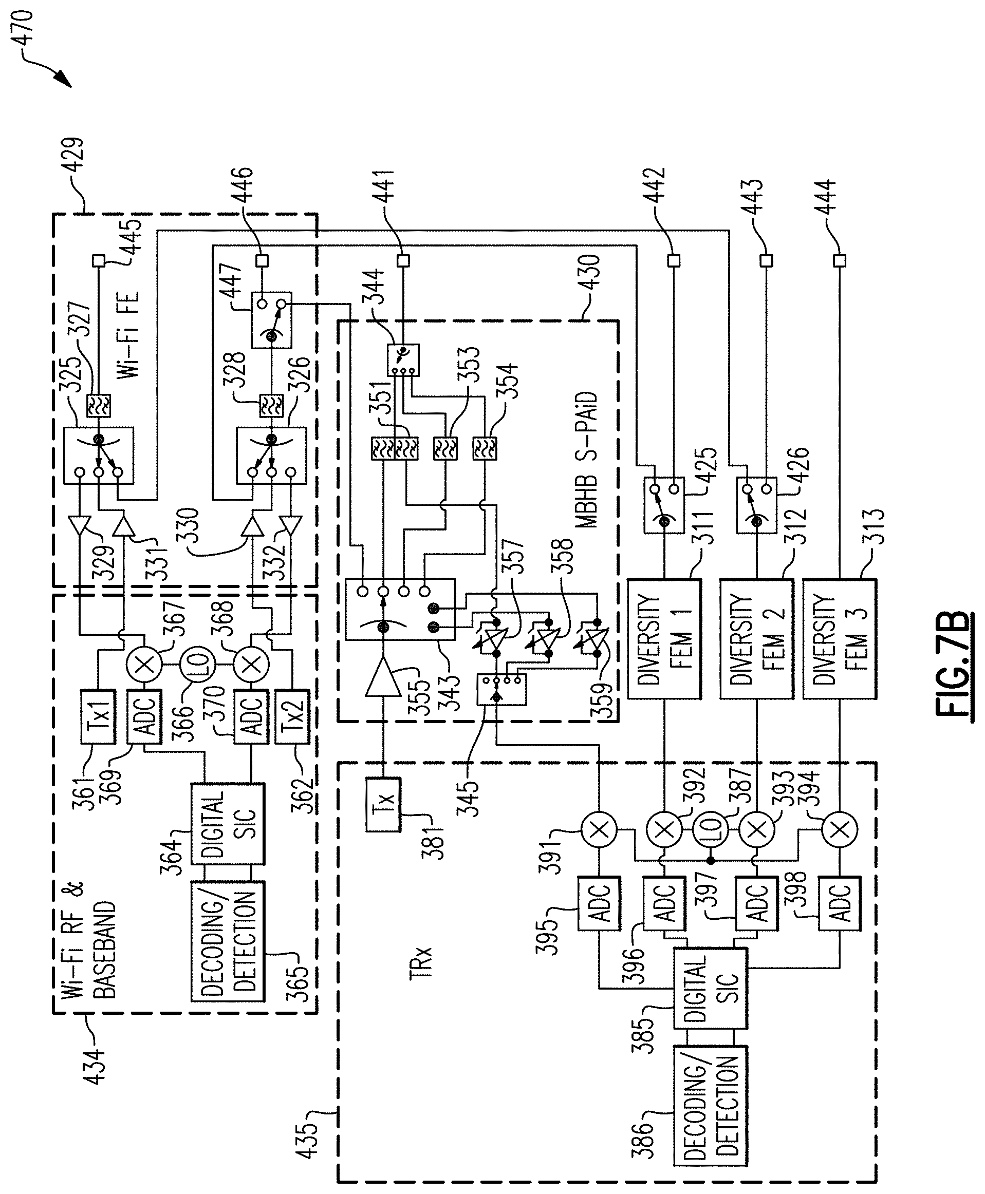 Patent US11784419 Figure 9 – Antenna-plexer for interference cancellation