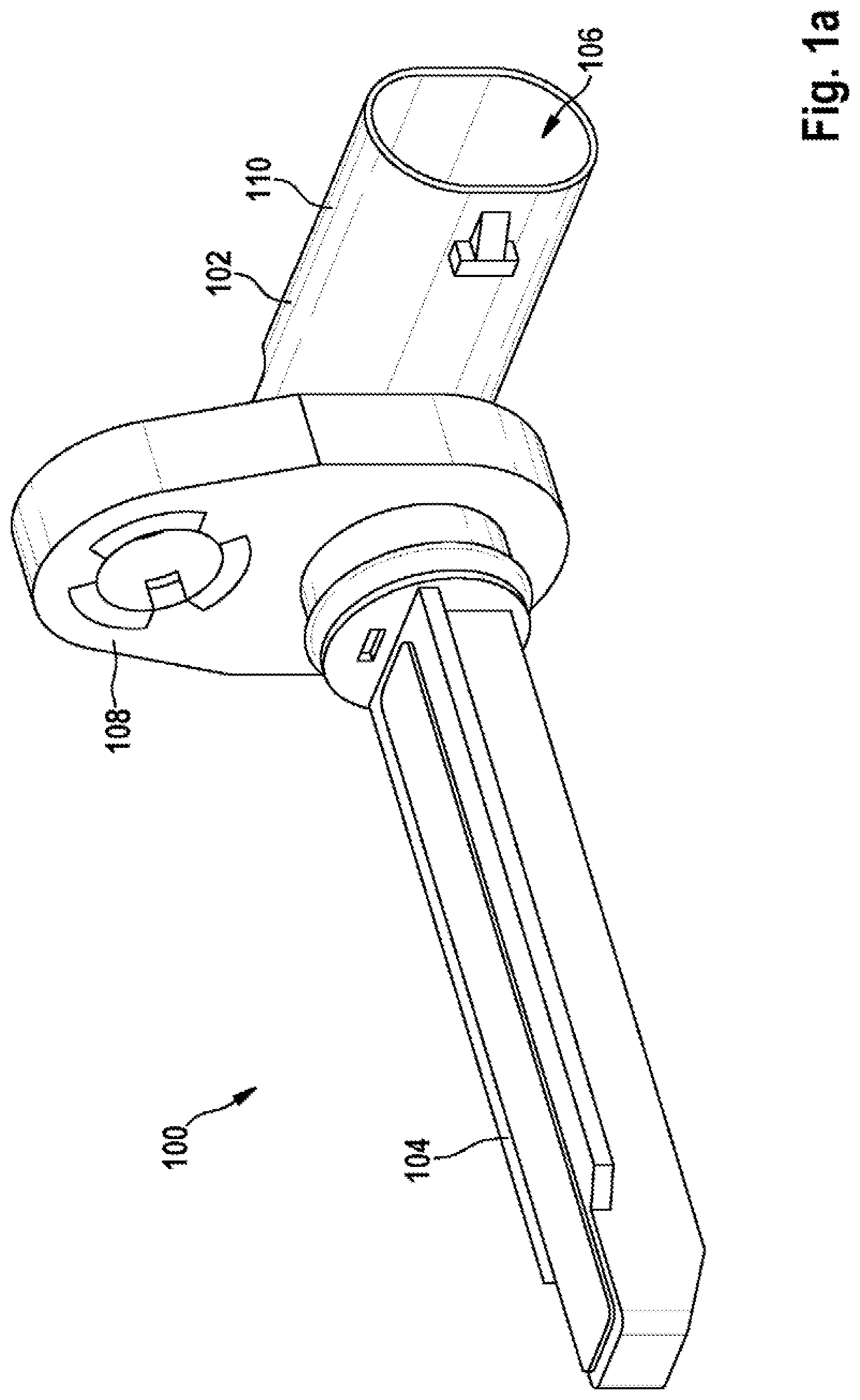 Patent US11784430 — Method for producing an angled plug-in connector, an angled plug-in connector and a sensor — Figure 1