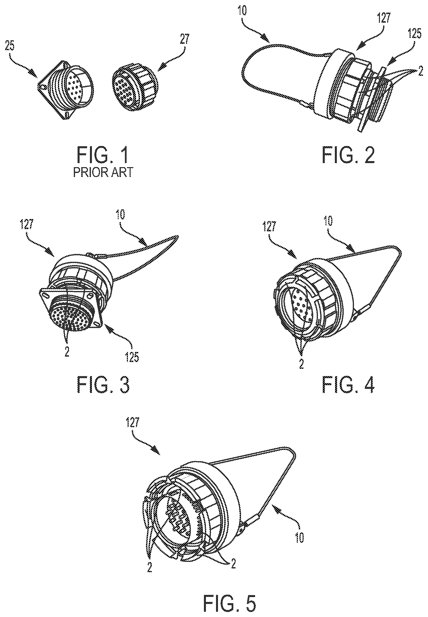 Patent US11784436 — Electrical connector with pull release — Figure 1