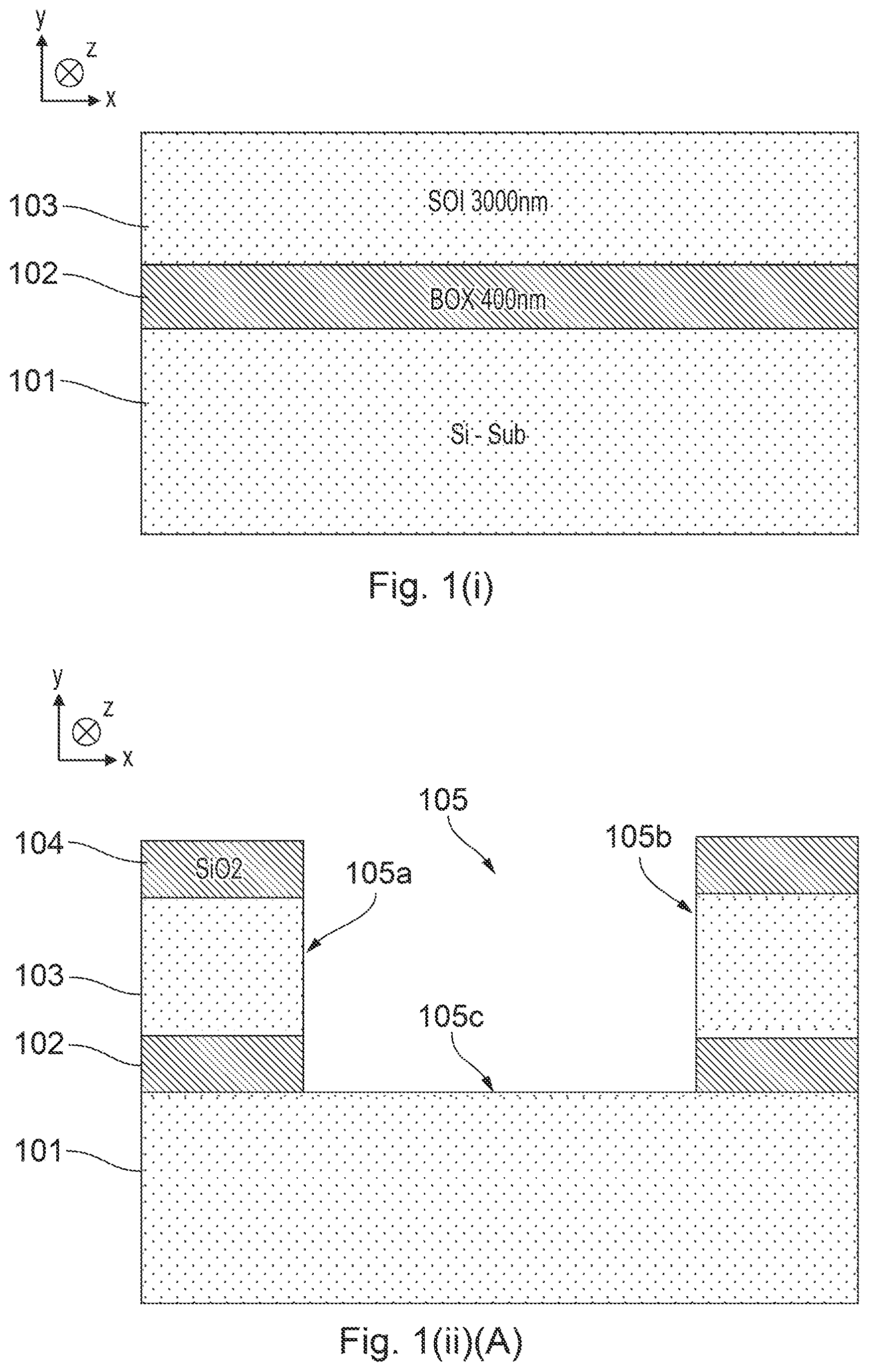 Patent US11784456 — Method of manufacturing a III-V based optoelectronic device — Figure 1