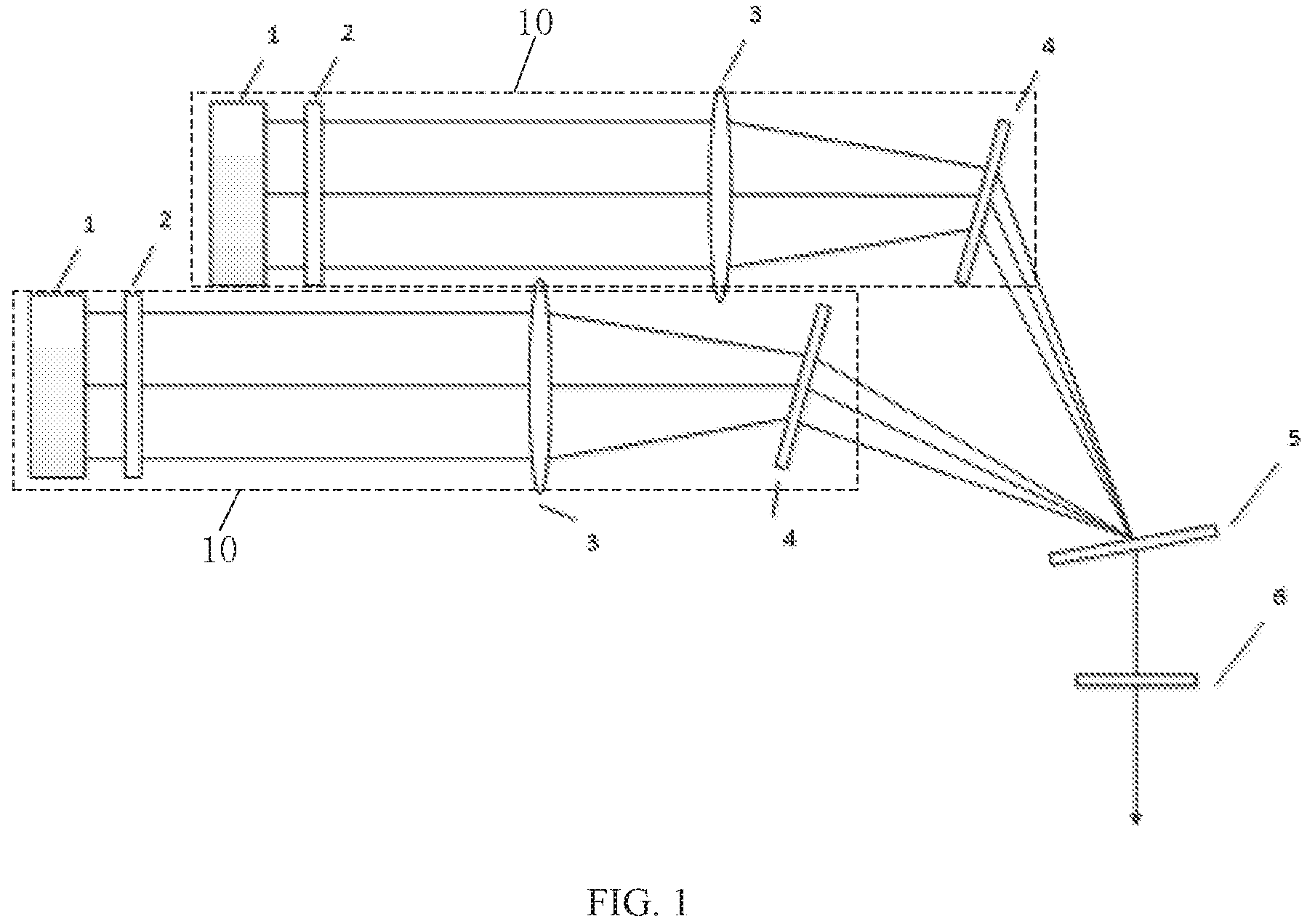 Patent US11784465 — Semiconductor laser beam combining device — Figure 1