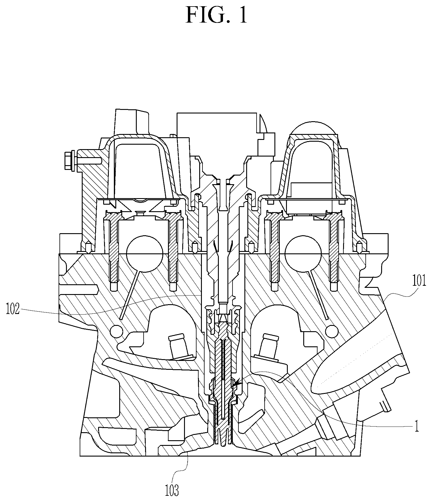 Patent US11784466 — Multi-ignition coil control system — Figure 1