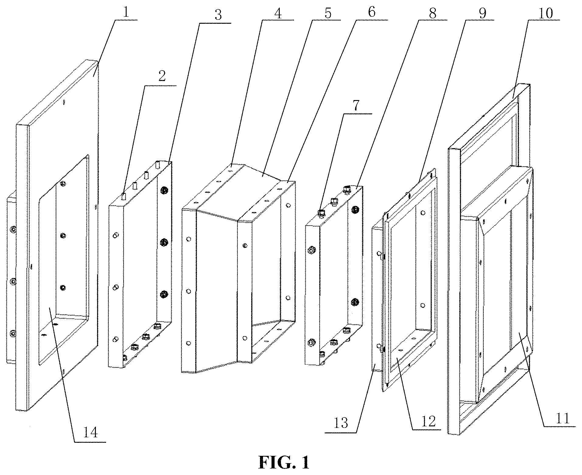 Patent US11784469 — Connector for combining cabinets and power distribution cabinet assembly — Figure 1