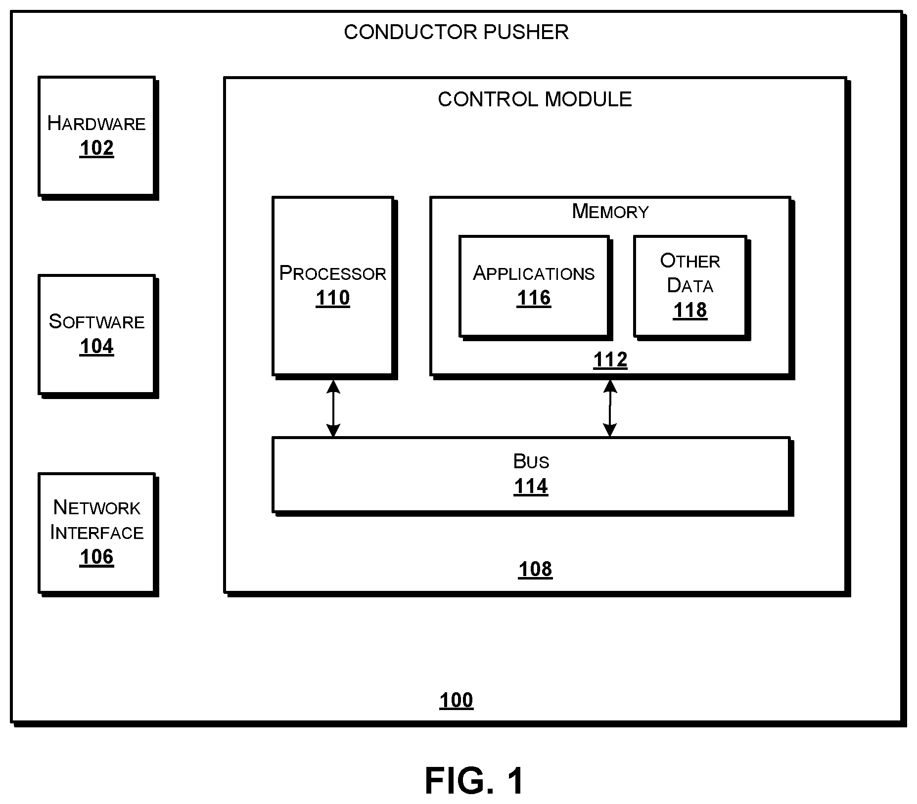 Patent US11784471 — Apparatus for pushing conductors into conduit and other structures — Figure 1