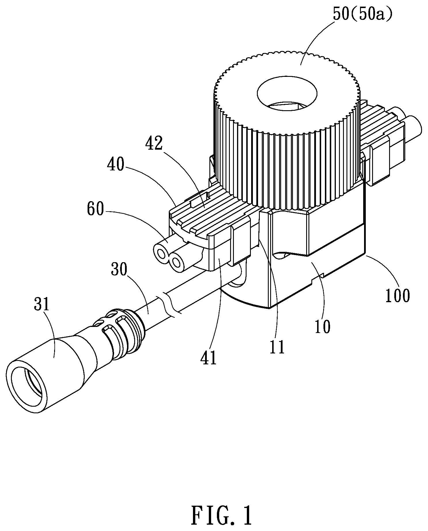 Patent US11784479 — Rapid wiring device — Figure 1
