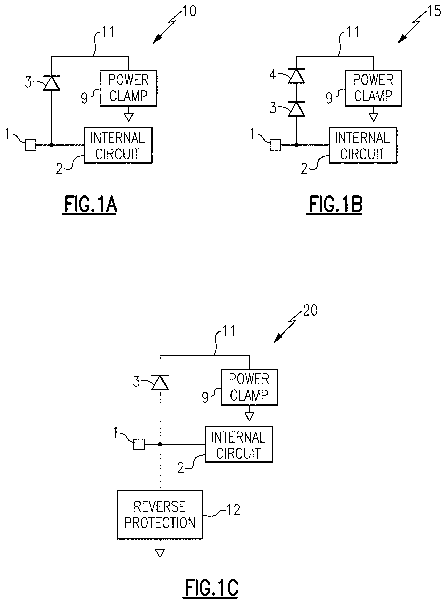 Patent US11784488 Figure 1 – Electrical overstress protection with low leakage current for high voltage tolerant high speed interfaces