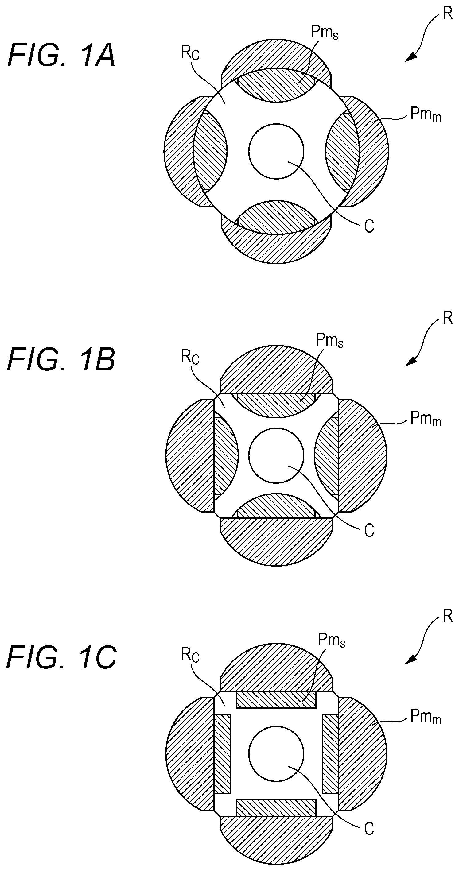 Patent US11784520 — Rotor structure of synchronous motor — Figure 1